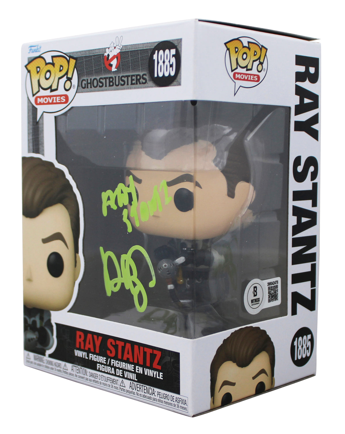 Dan Aykroyd Ghostbusters "Ray Stantz" Signed #1885 Funko Pop Figure BAS Witness