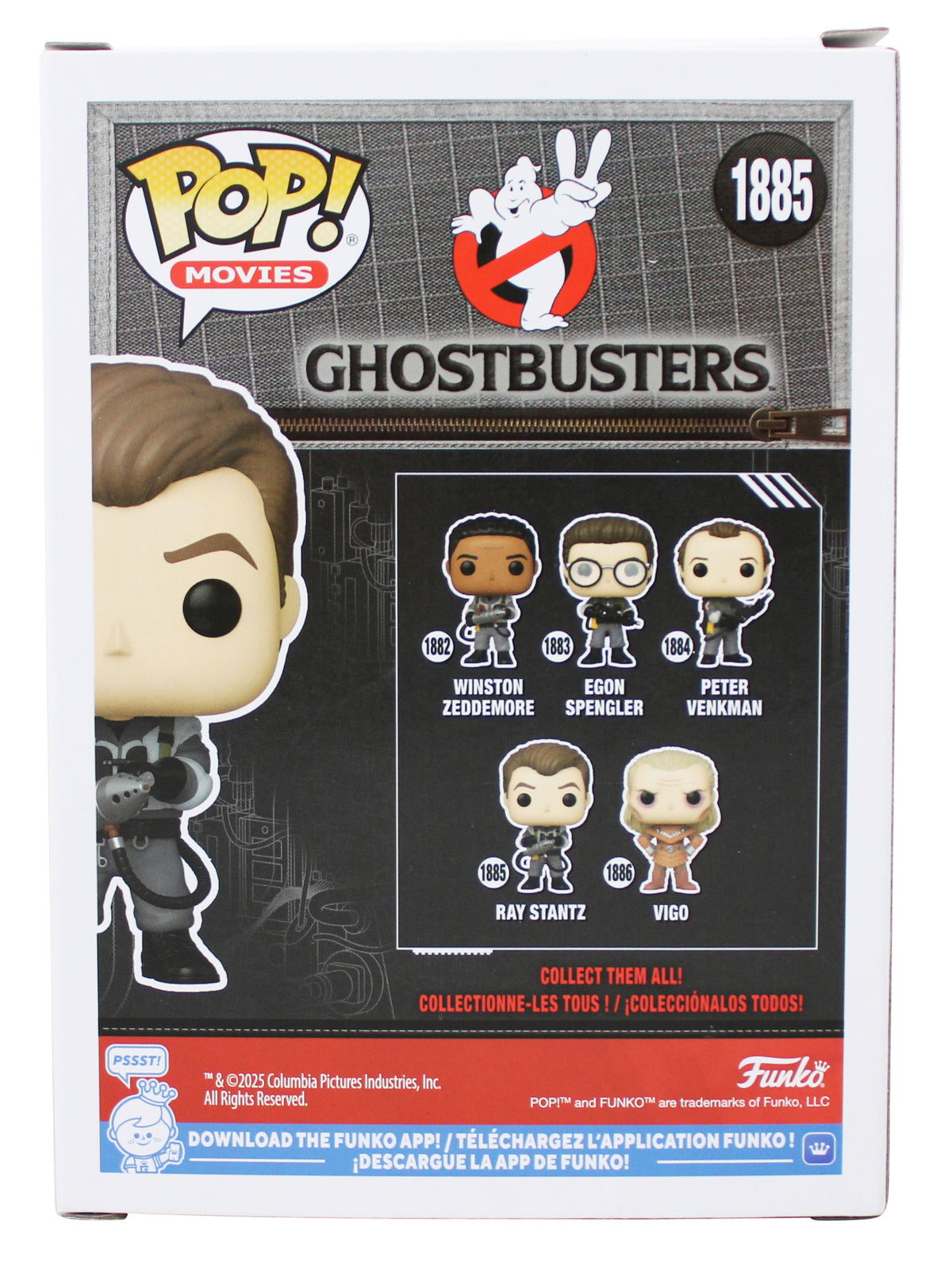 Dan Aykroyd Ghostbusters "Ray Stantz" Signed #1885 Funko Pop Figure BAS Witness