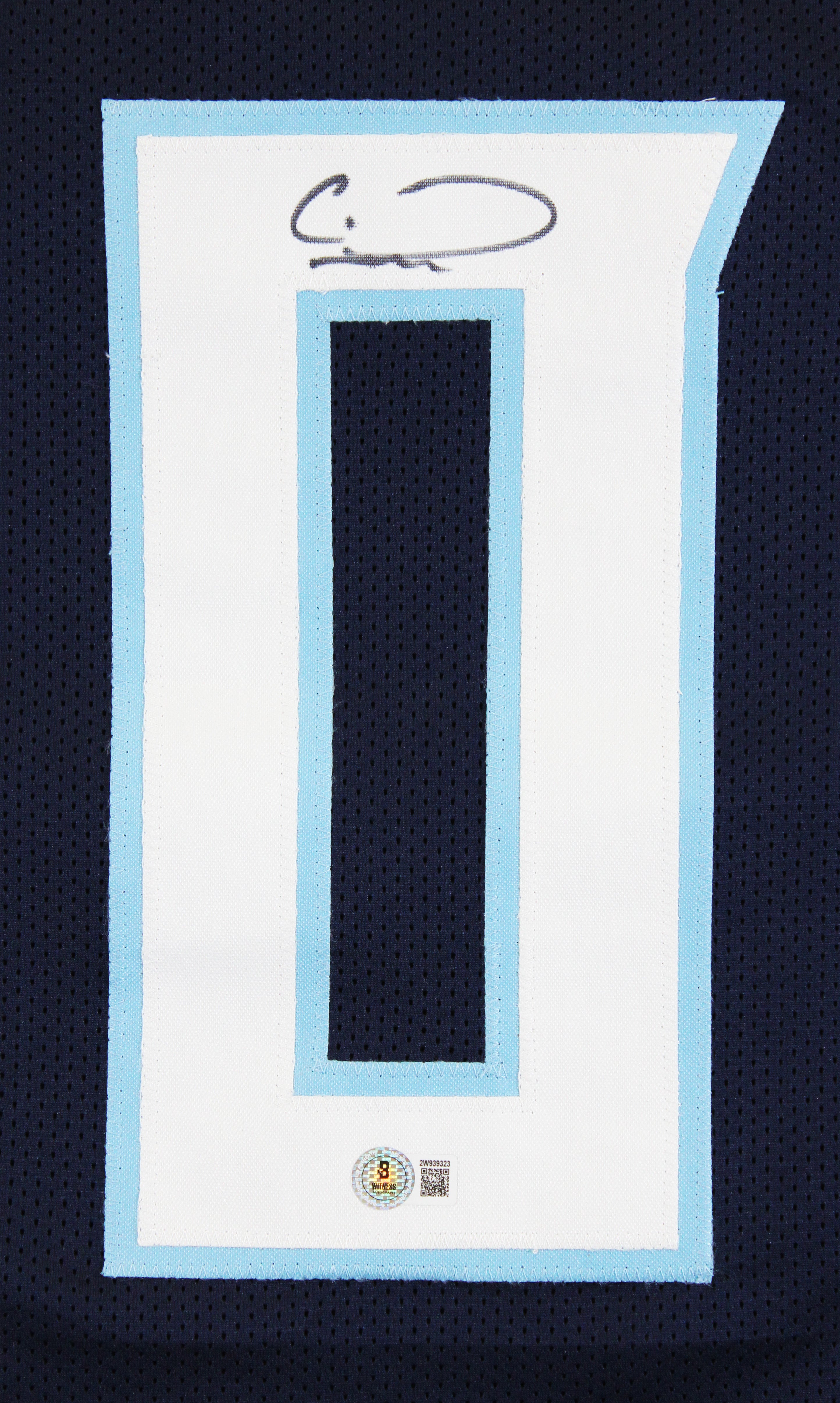 Calvin Ridley Authentic Signed Navy Pro Style Jersey Autographed BAS Witnessed