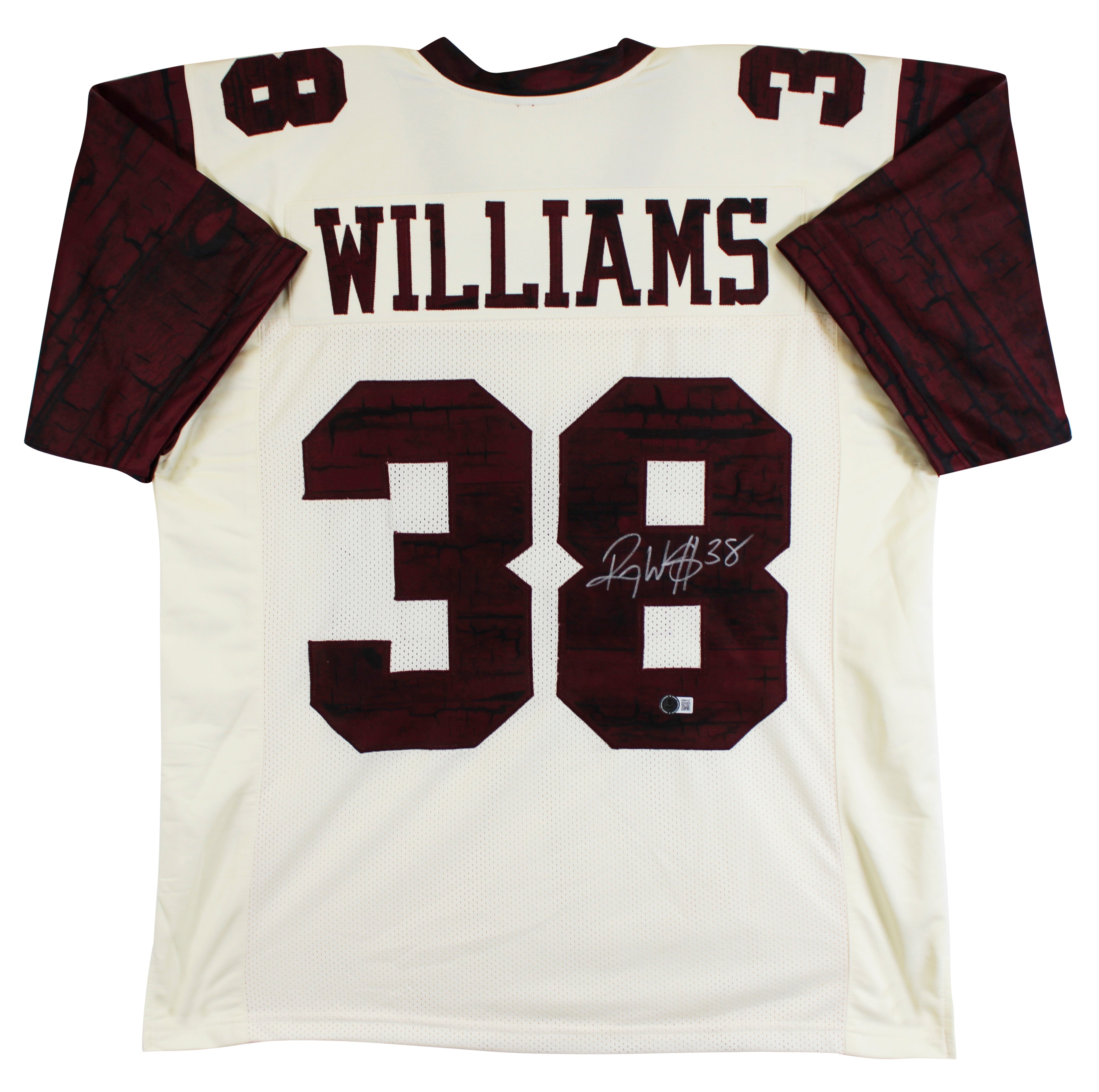 Oklahoma Roy Williams Signed White Bring The Wood Pro Style Jersey BAS Witnessed