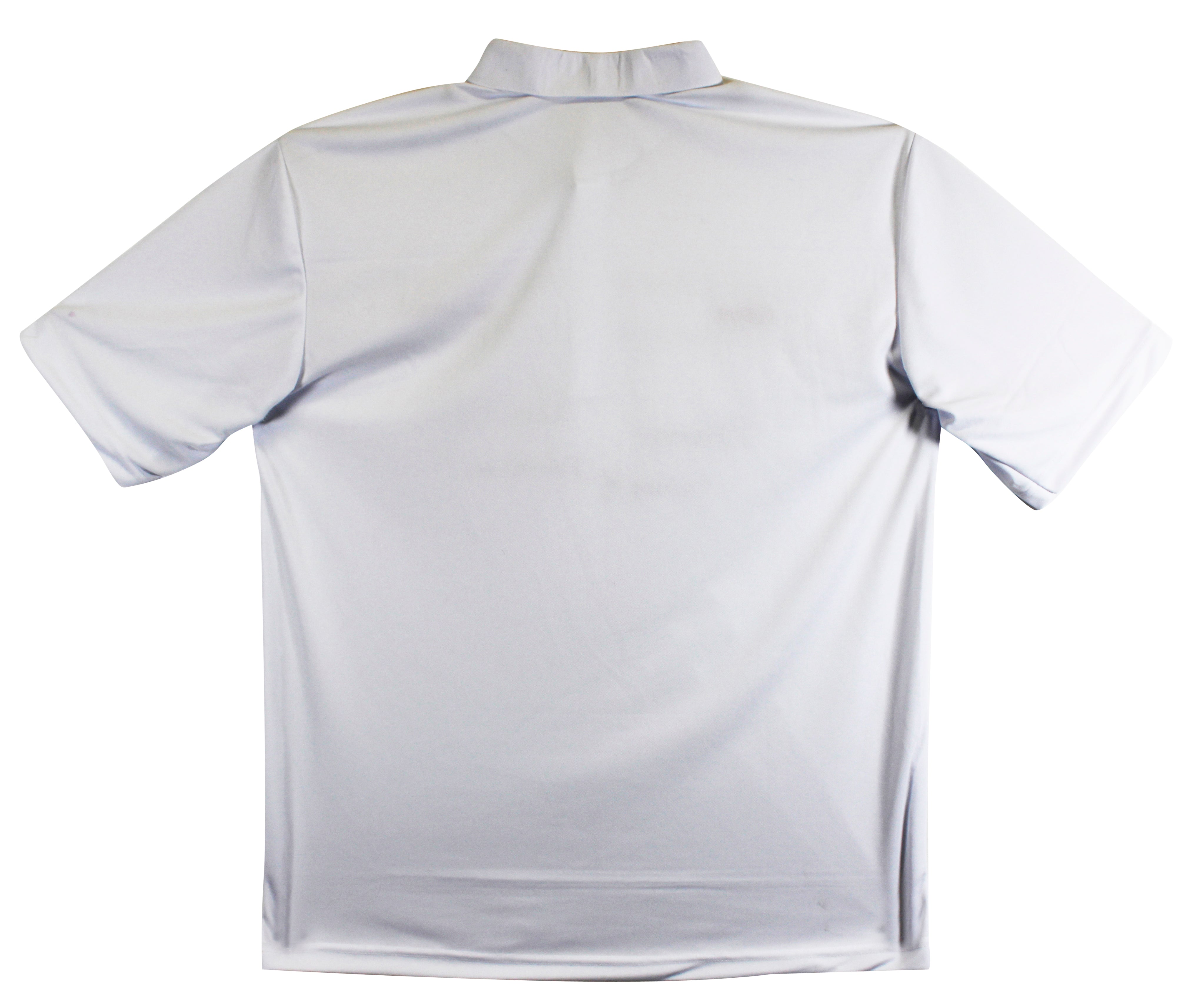 Oklahoma Barry Switzer "King of Norman" Signed White Polo Shirt BAS Witnessed
