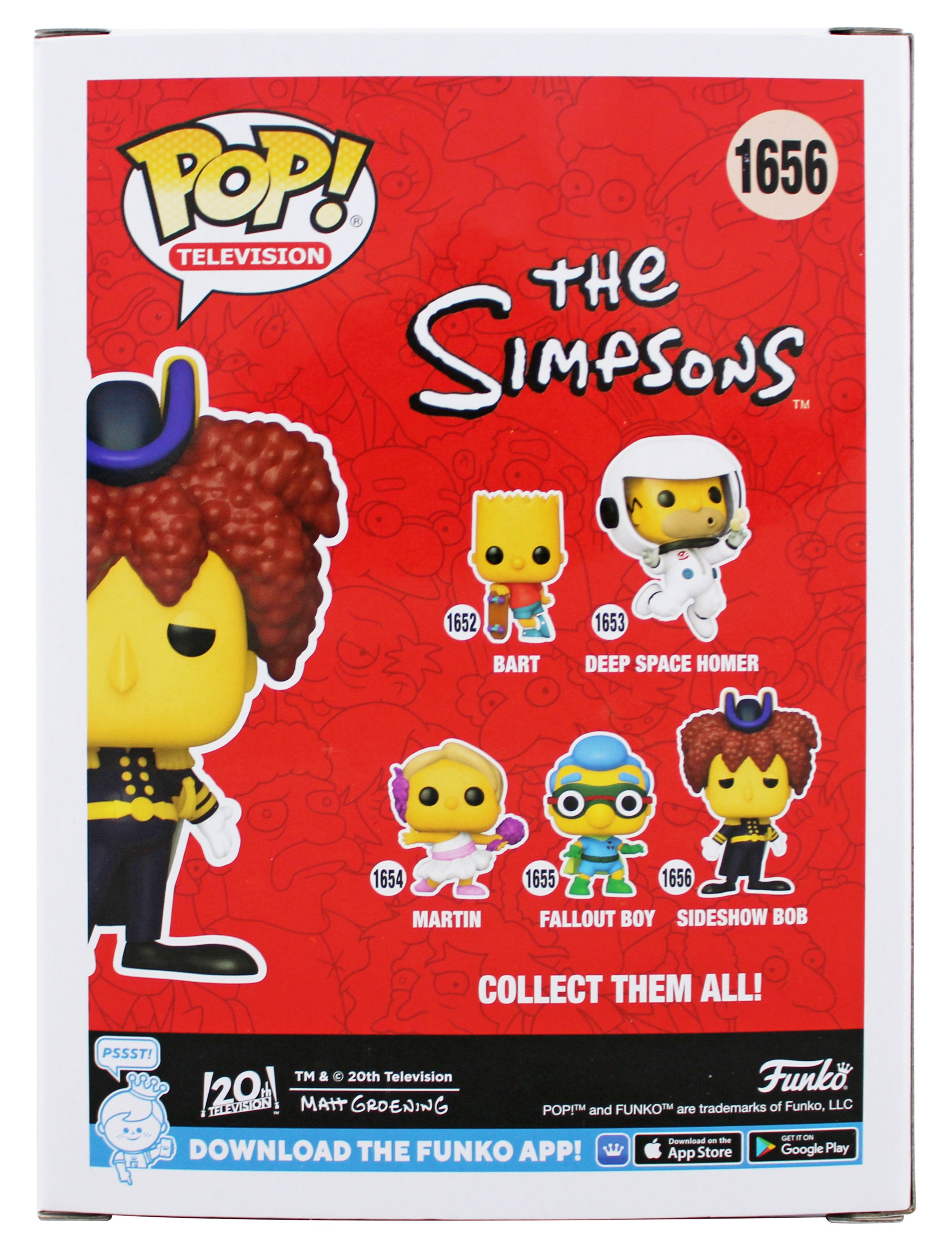 Kelsey Grammer Sideshow Bob Signed #1656 Funko Pop Vinyl Figure BAS #BN39366