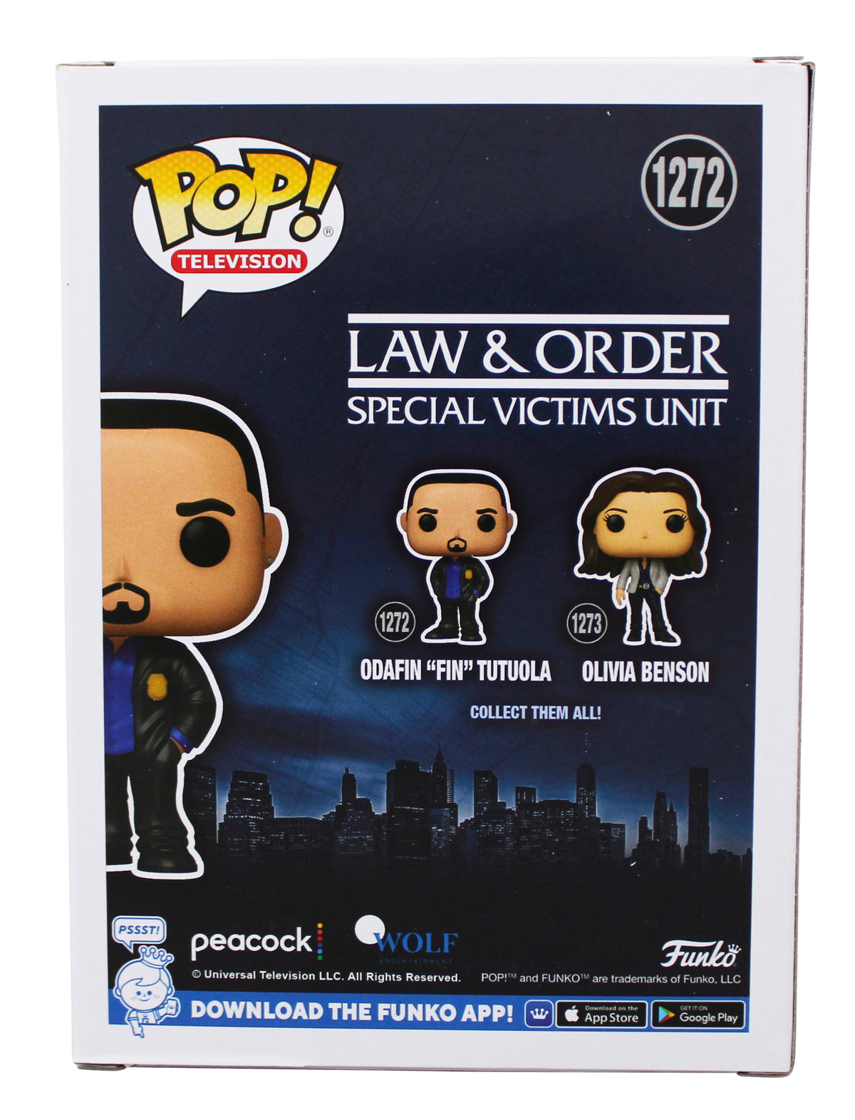 Ice-T Law & Order SVU Authentic Signed #1272 Funko Pop Vinyl Figure BAS #BM64063
