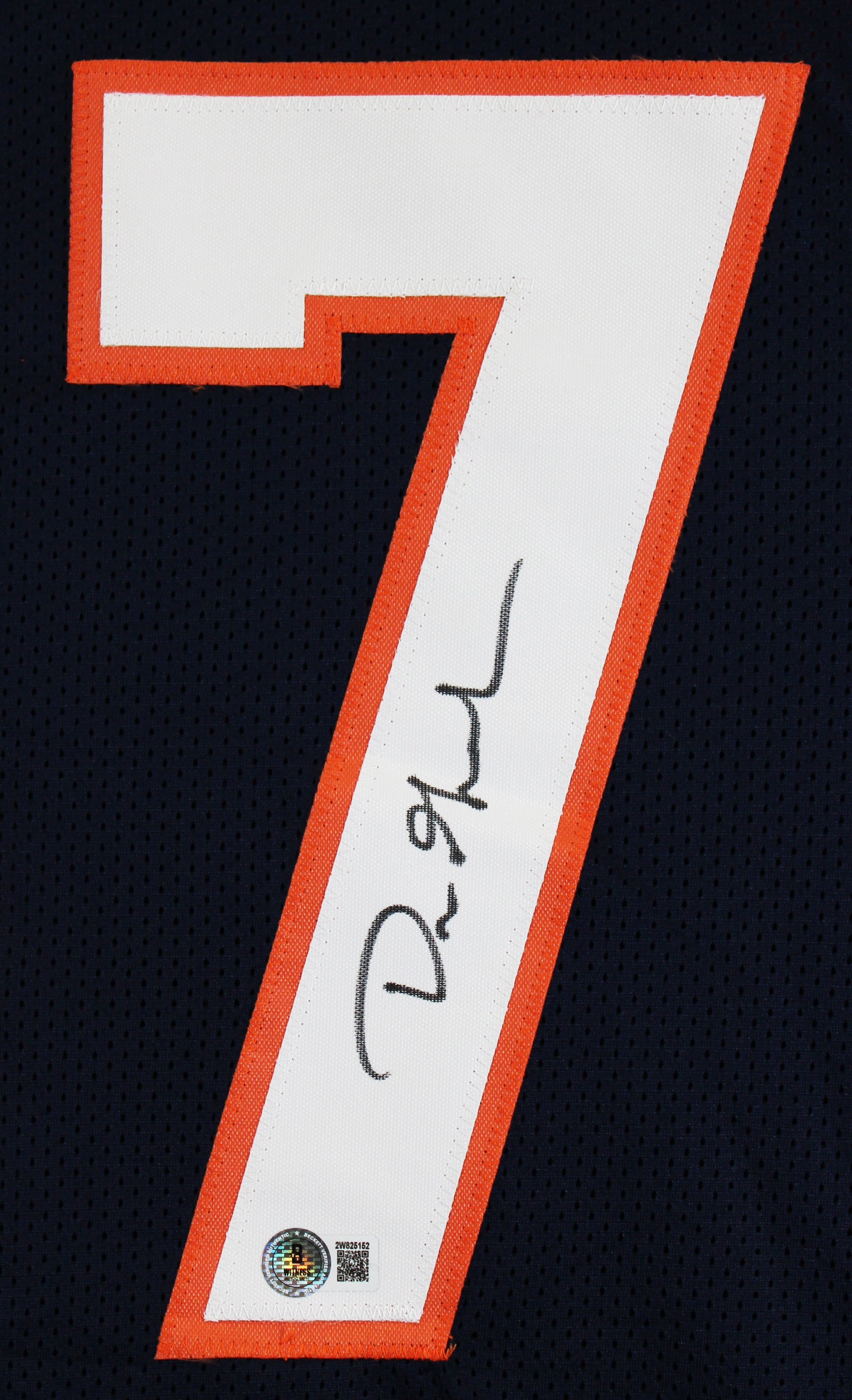 Dre Greenlaw Authentic Signed Navy Pro Style Jersey Autographed BAS Witnessed