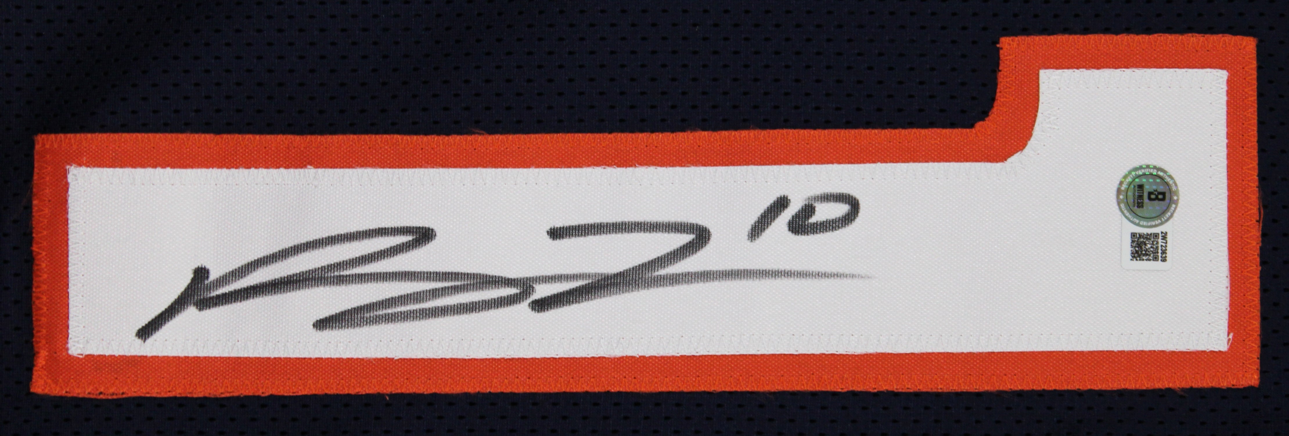Bo Nix Authentic Signed Navy Pro Style Jersey Autographed BAS Witnessed
