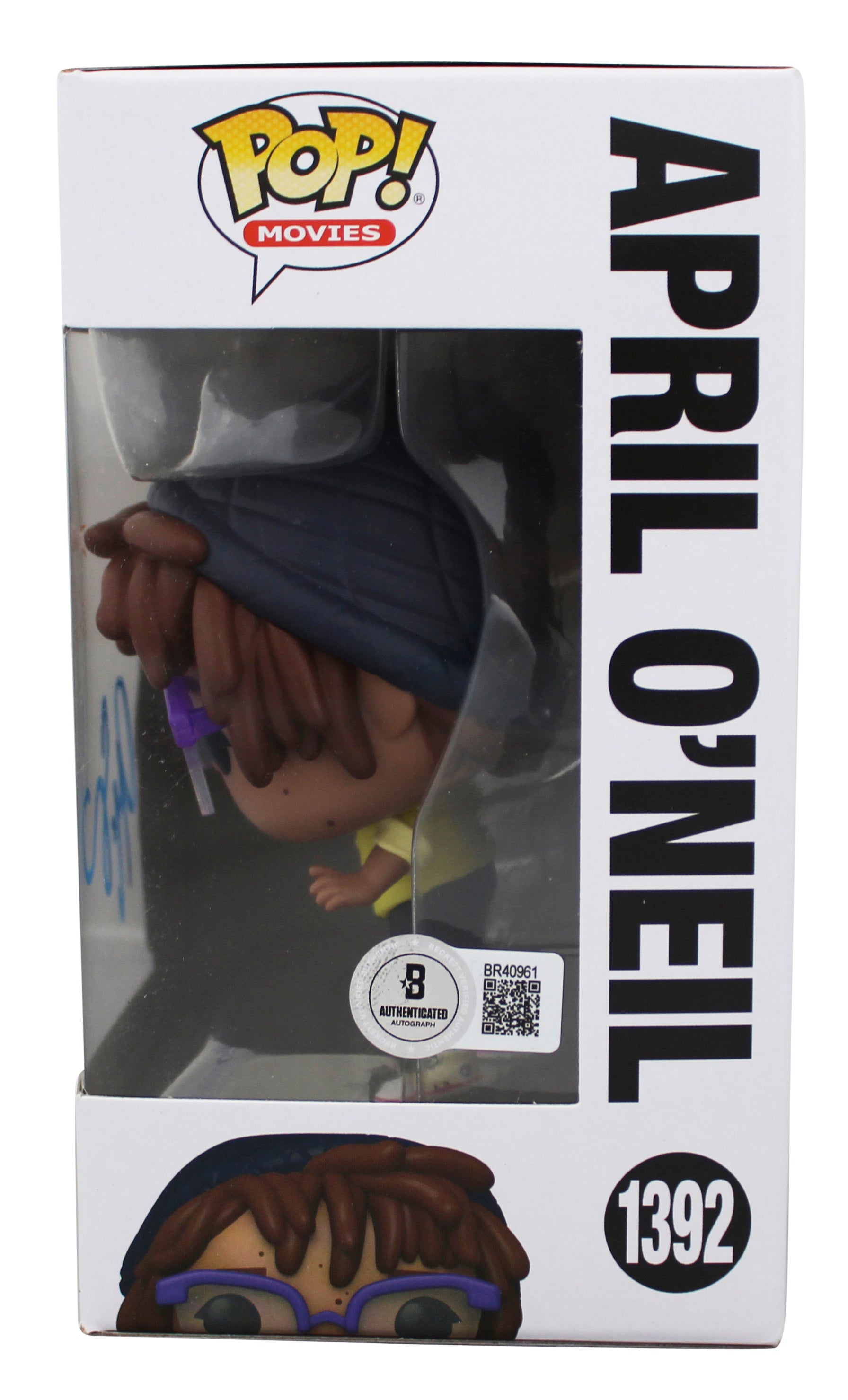Ayo Edebiri TMNT Signed April O'Neil #1392 Funko Pop Vinyl Figure BAS #BR40961