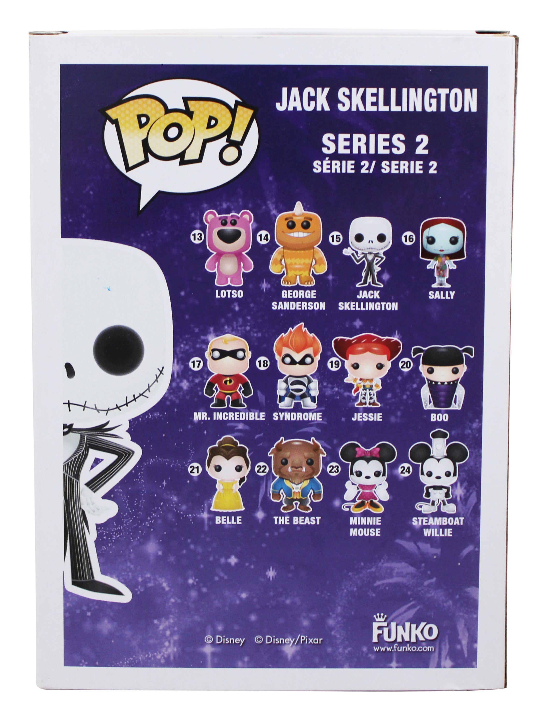 Chris Sarandon "Jack" Signed Jack Skellington #15 Funko Pop Figure BAS W #J29242