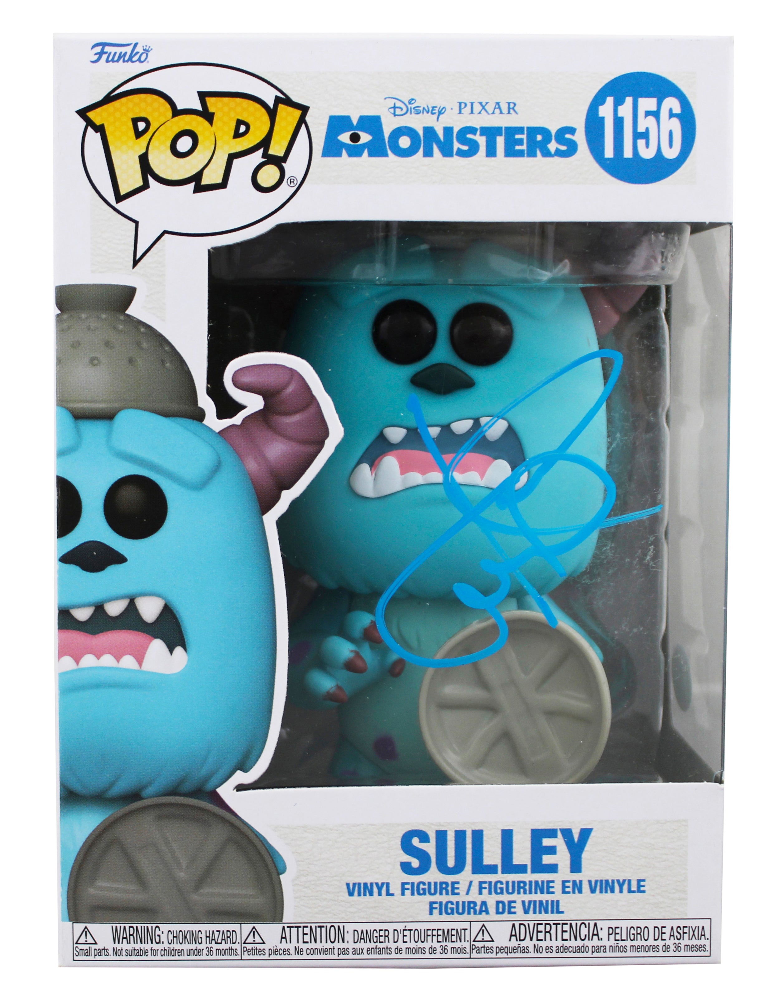 John Goodman Monsters Inc. Signed Sulley #1156 Funko Pop Figure JSA #AV10309