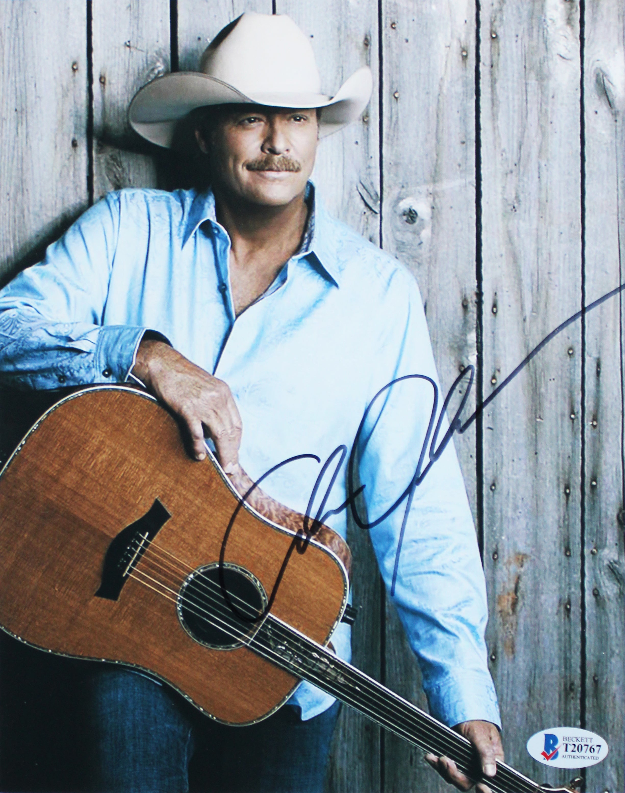 Alan Jackson Authentic Signed 8x10 Framed Photo Autographed BAS #T20767