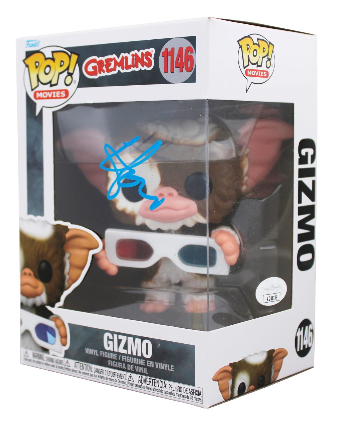 Howie Mandel Gremlins Signed Gizmo #1146 Funko Pop Vinyl Figure JSA #AQ84739