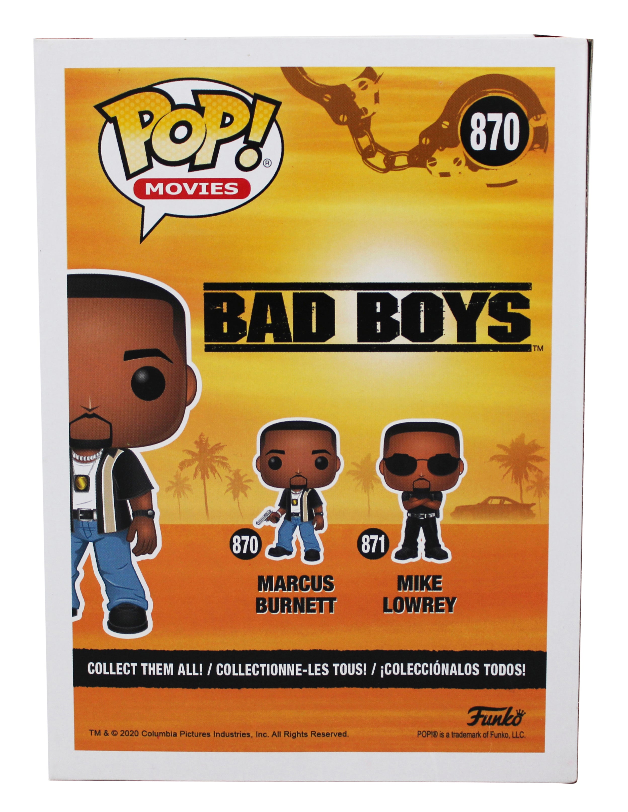 Martin Lawrence Signed Marcus Burnett #870 Funko Pop Vinyl Figure JSA #AQ84980