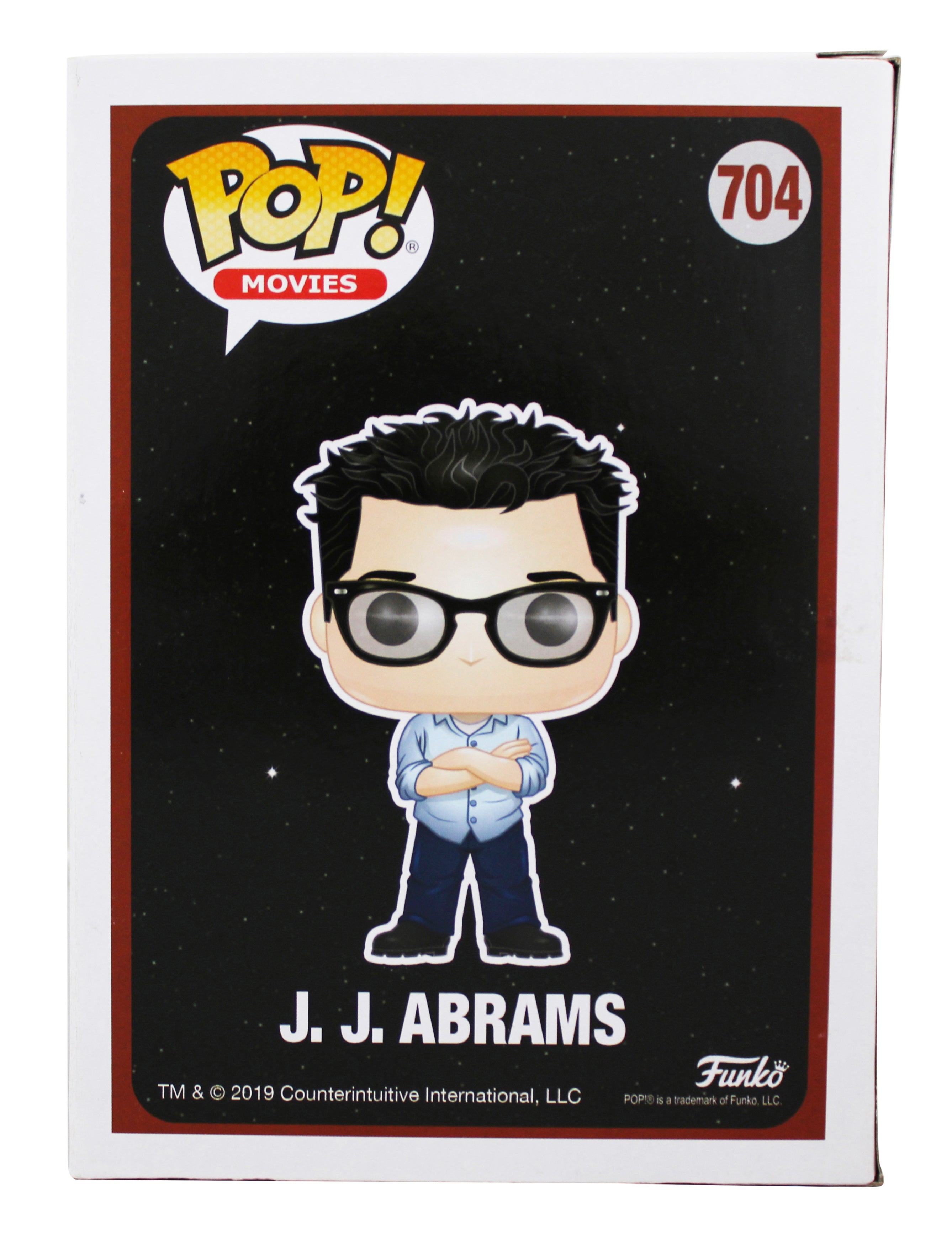 J.J. Abrams Star Wars Authentic Signed #704 Funko Pop Vinyl Figure JSA #AV00185