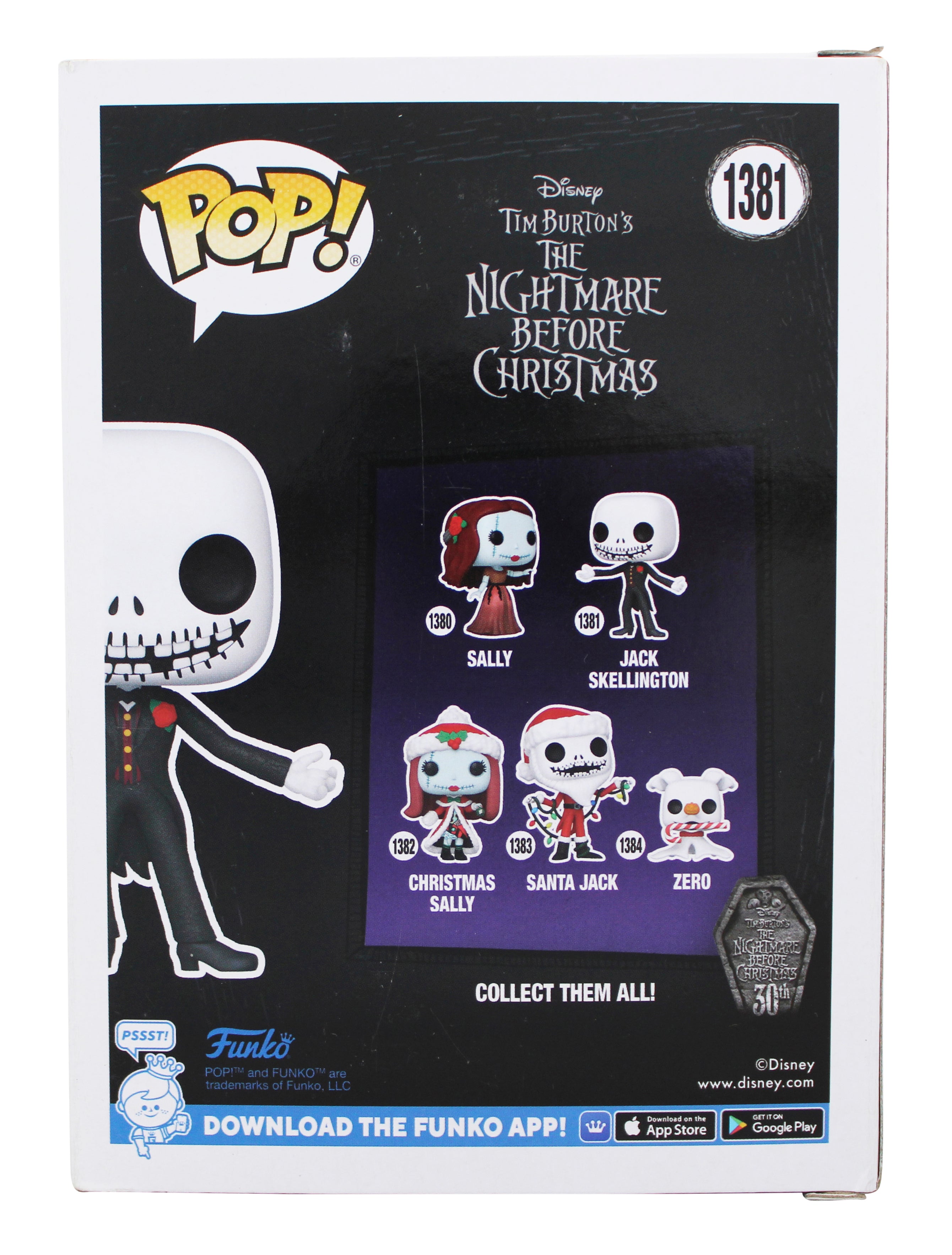 Chris Sarandon "Jack" Signed Jack Skellington #1381 Funko Pop Figure JSA