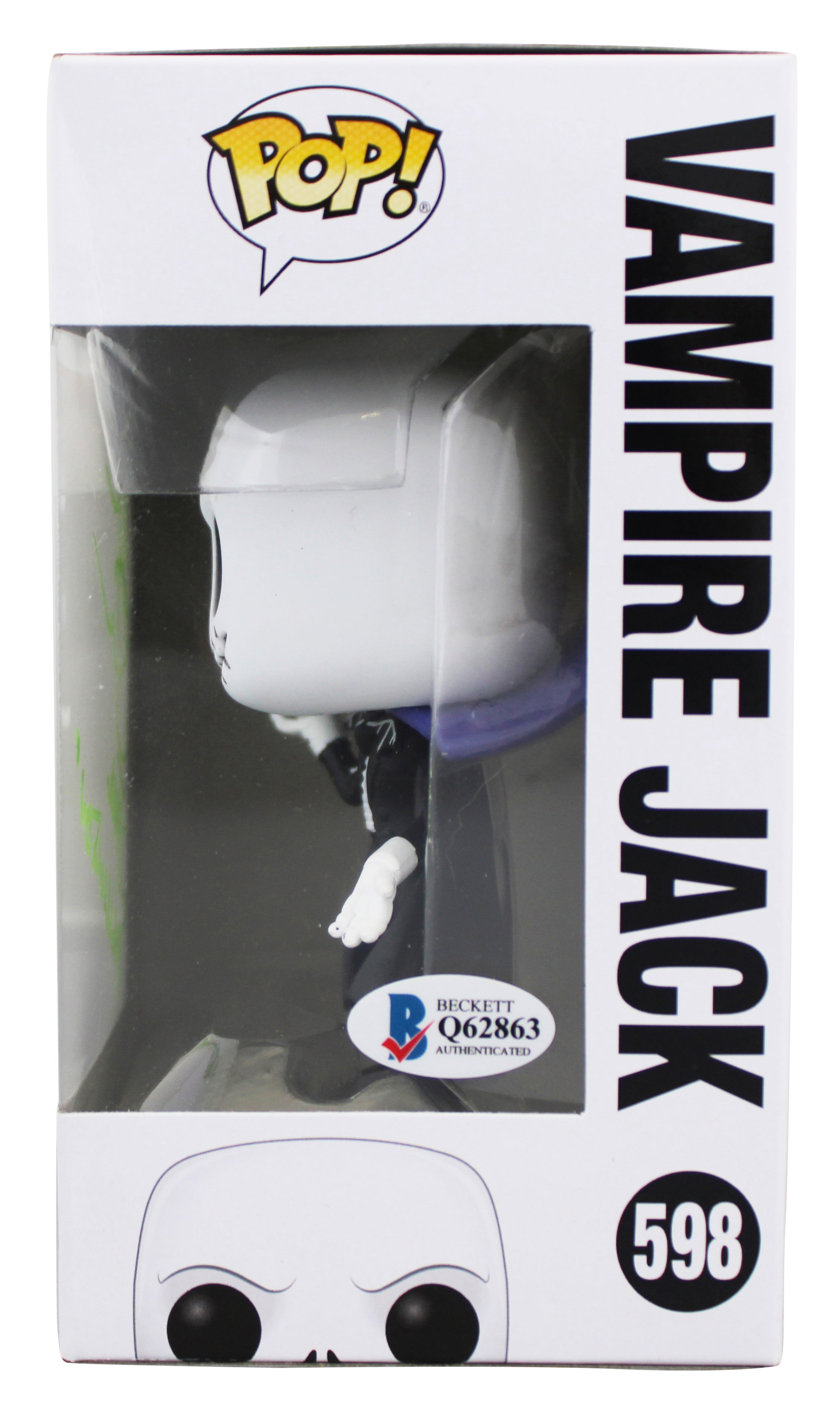 Chris Sarandon "Jack Skellington" Signed #598 Funko Pop Vinyl Figure BAS #Q62863