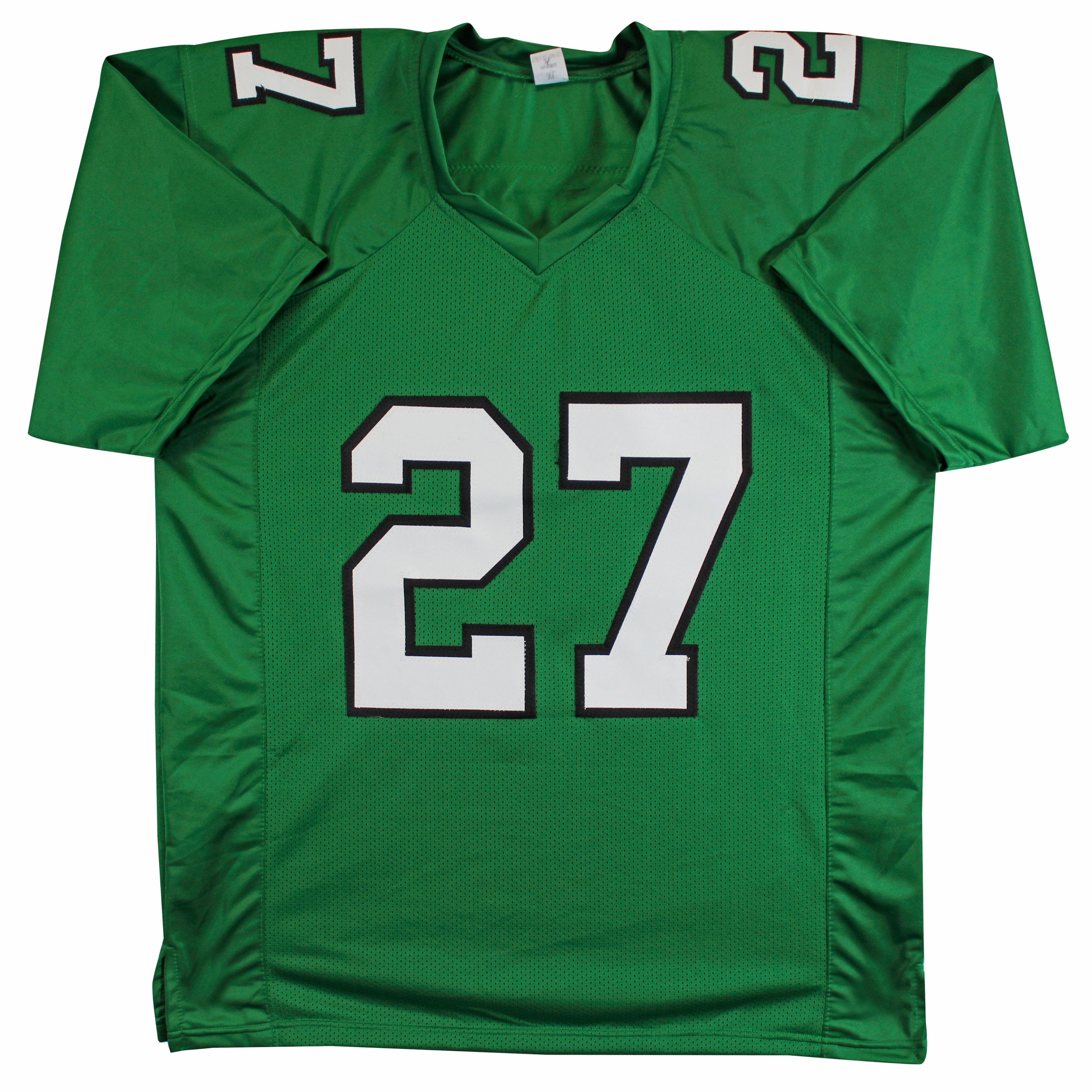 Quinyon Mitchell Authentic Signed Kelly Green Pro Style Jersey JSA Witness 2