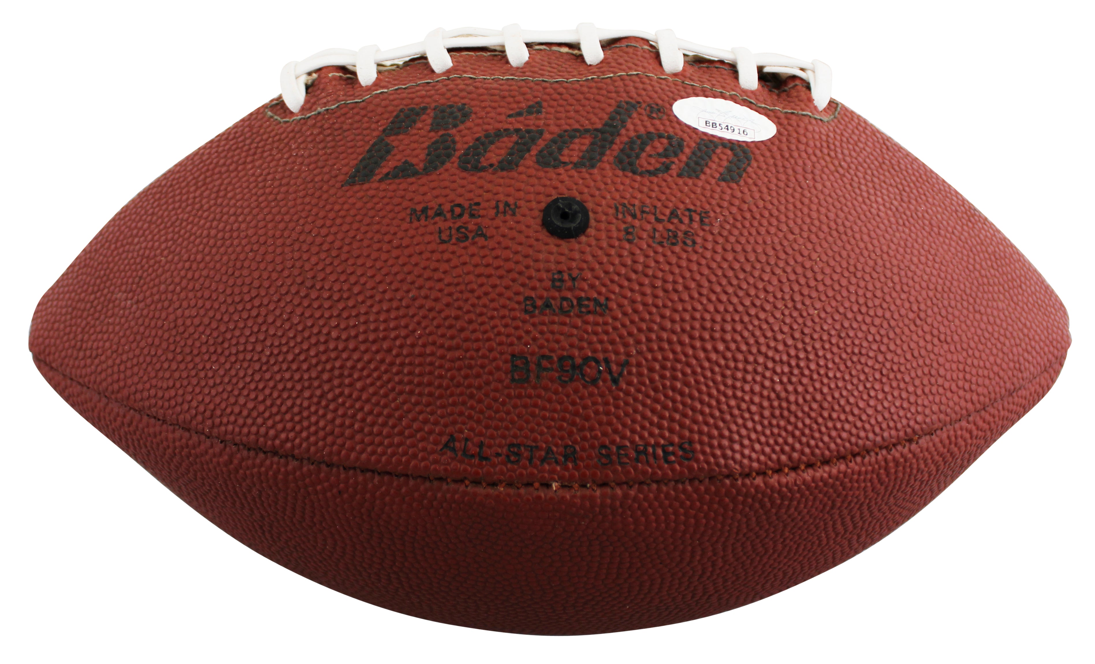 Bears Walter Payton Authentic Signed Baden White Panel Nfl Football JSA #BB54916