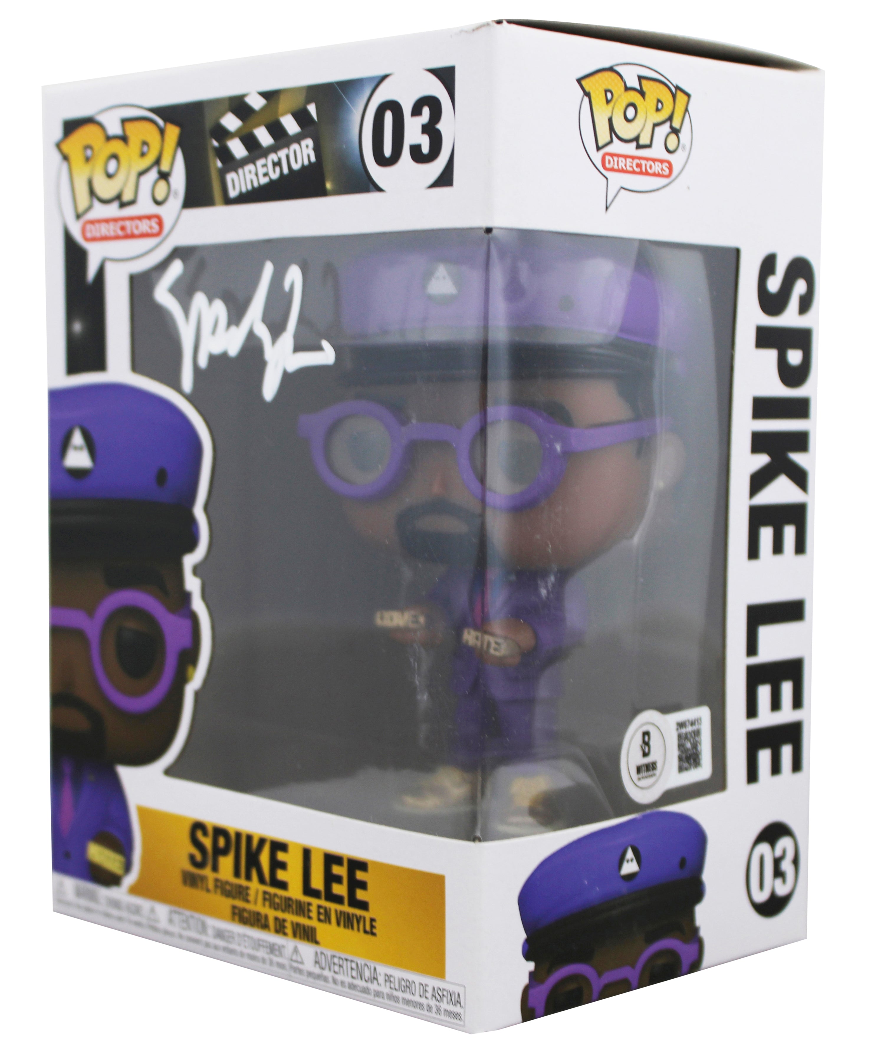 Spike Lee Signed Director #03 Funko Pop Vinyl Figure BAS Witnessed #2W674413