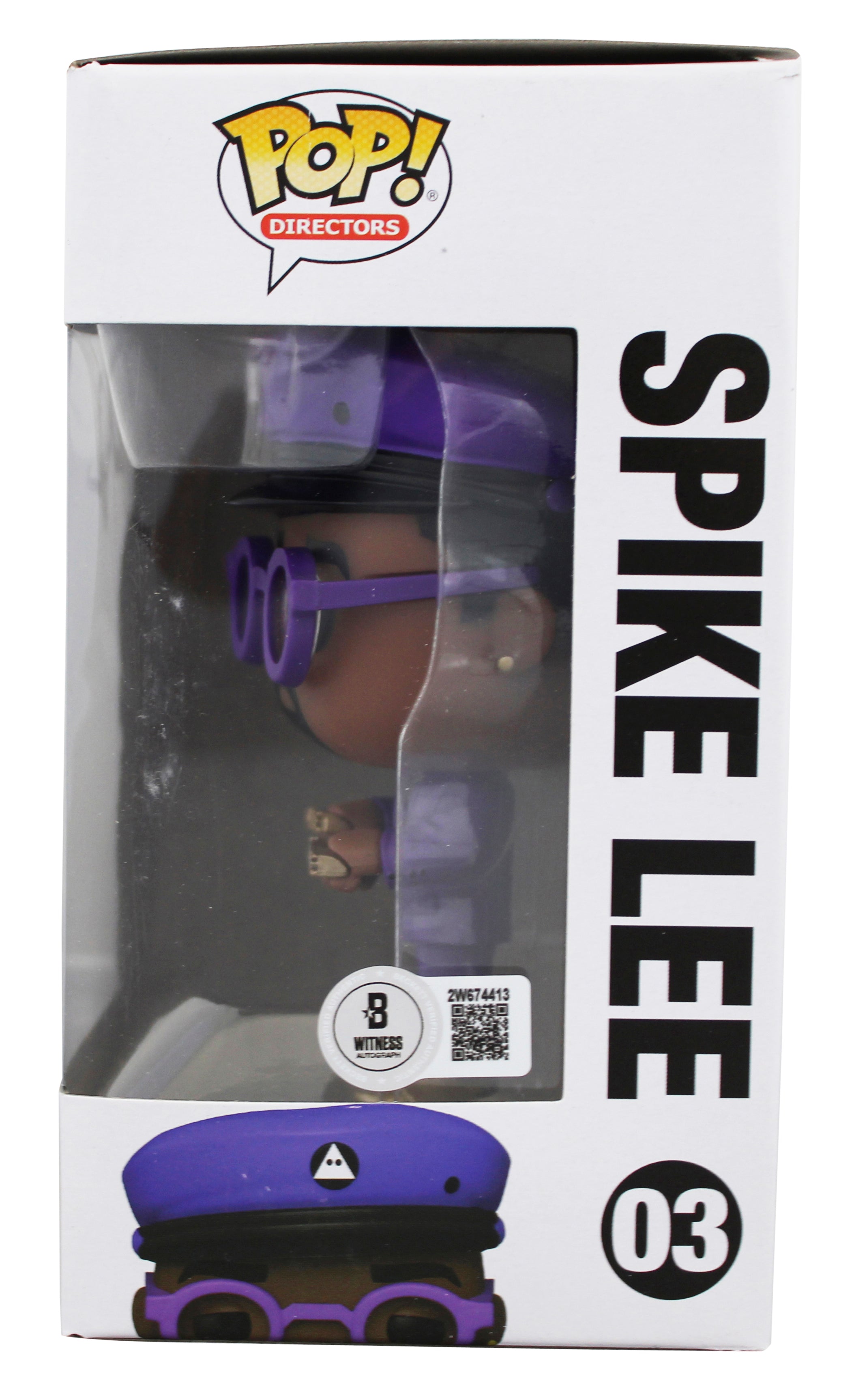 Spike Lee Signed Director #03 Funko Pop Vinyl Figure BAS Witnessed #2W674413