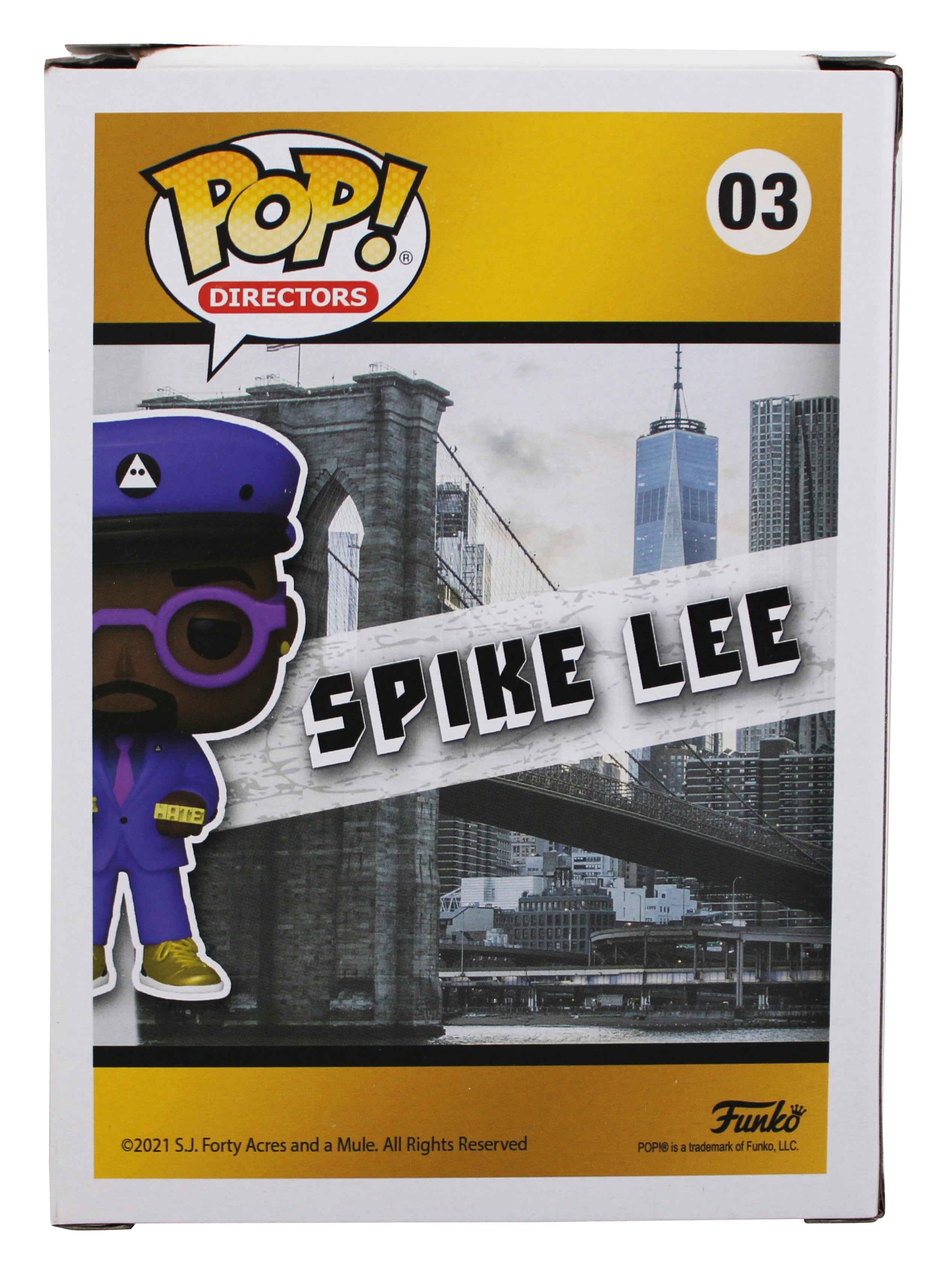 Spike Lee Signed Director #03 Funko Pop Vinyl Figure BAS Witnessed #2W674413