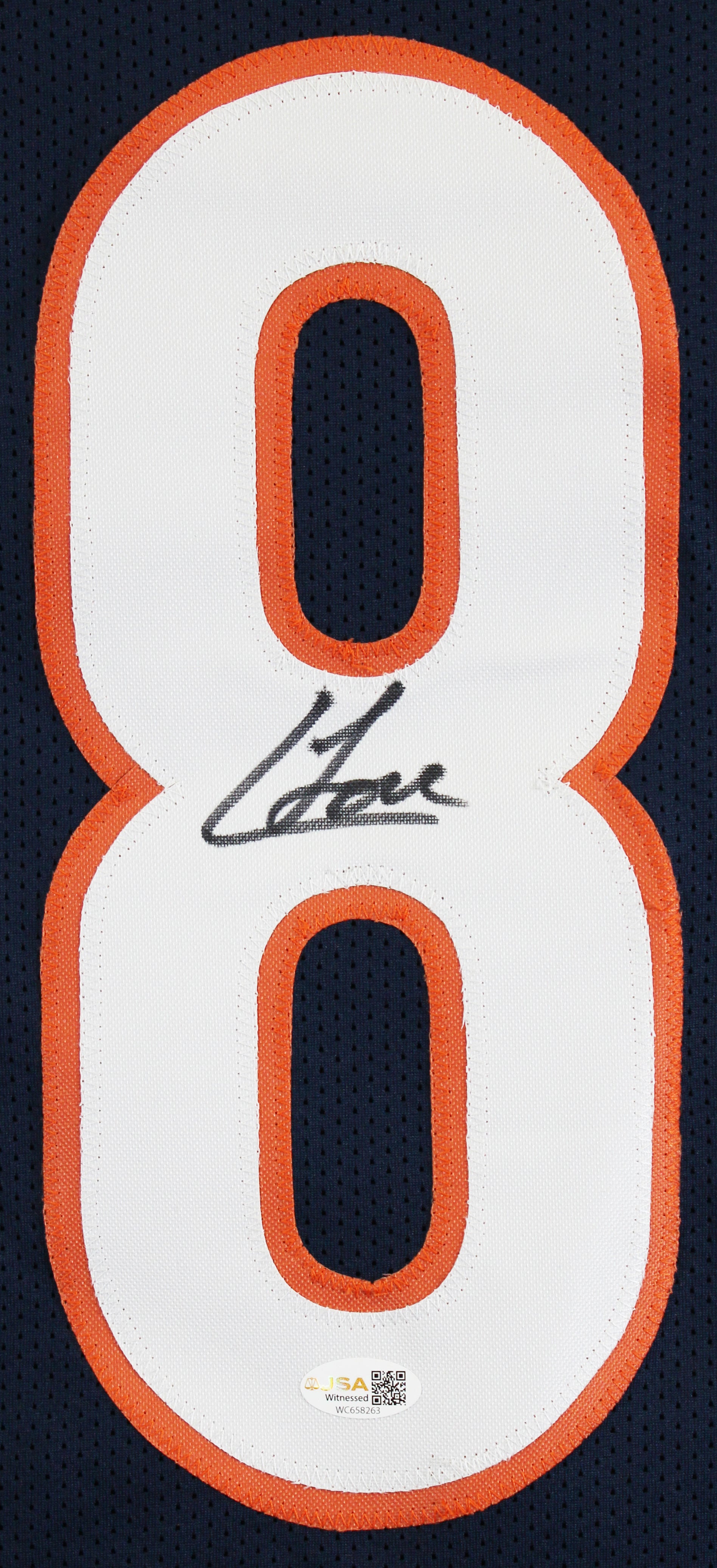 Colston Loveland Authentic Signed Navy Pro Style Jersey JSA Witness 2