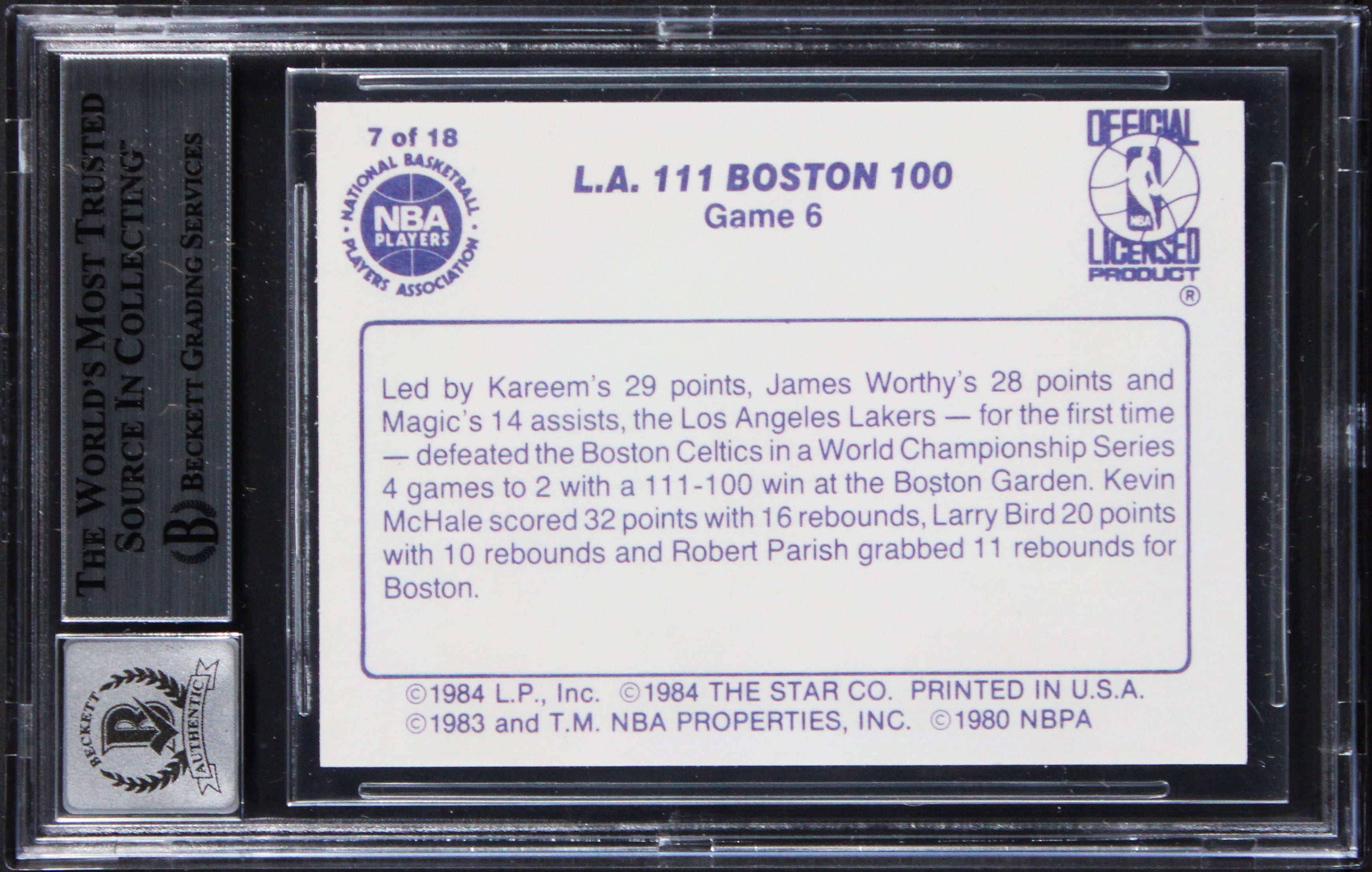 Lakers Magic Johnson Signed 2009 Studio Heritage #11 Card Auto 10! BAS Slabbed