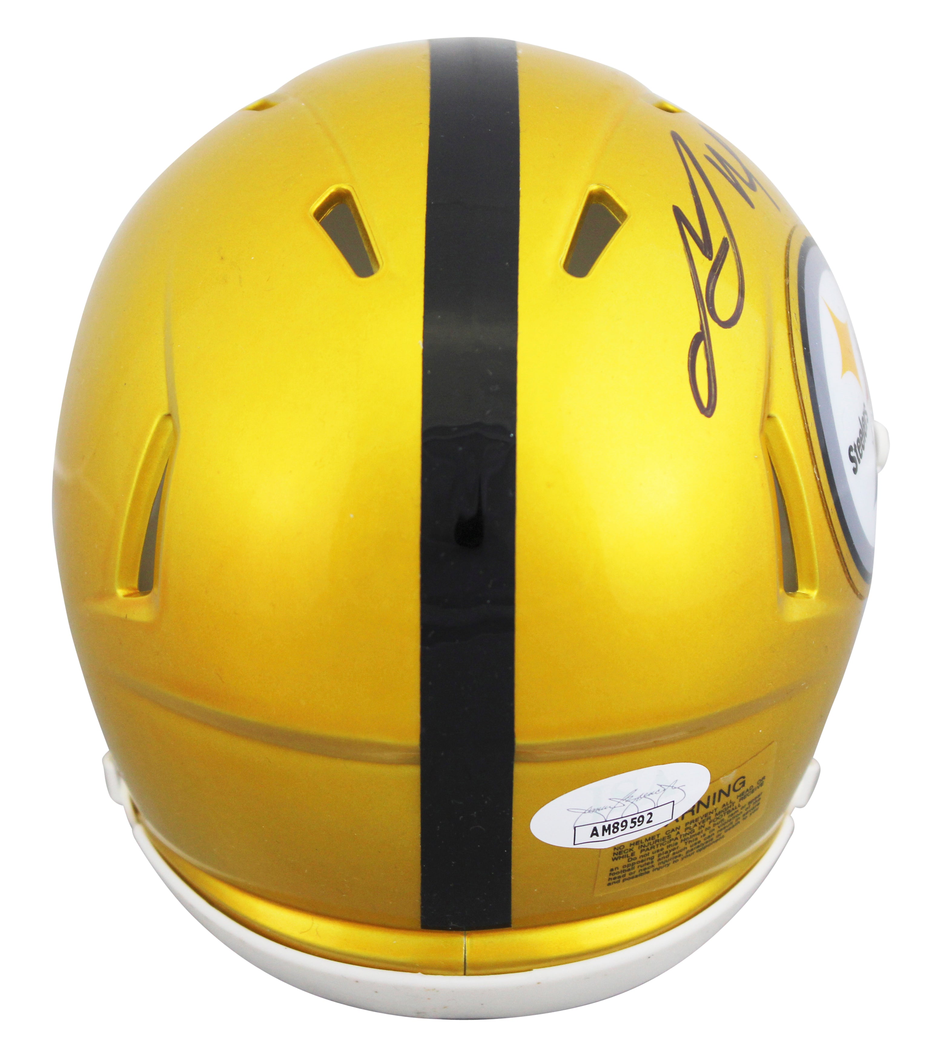 Steelers George Pickens Authentic Signed Flash Speed Mini Helmet JSA #AM89592
