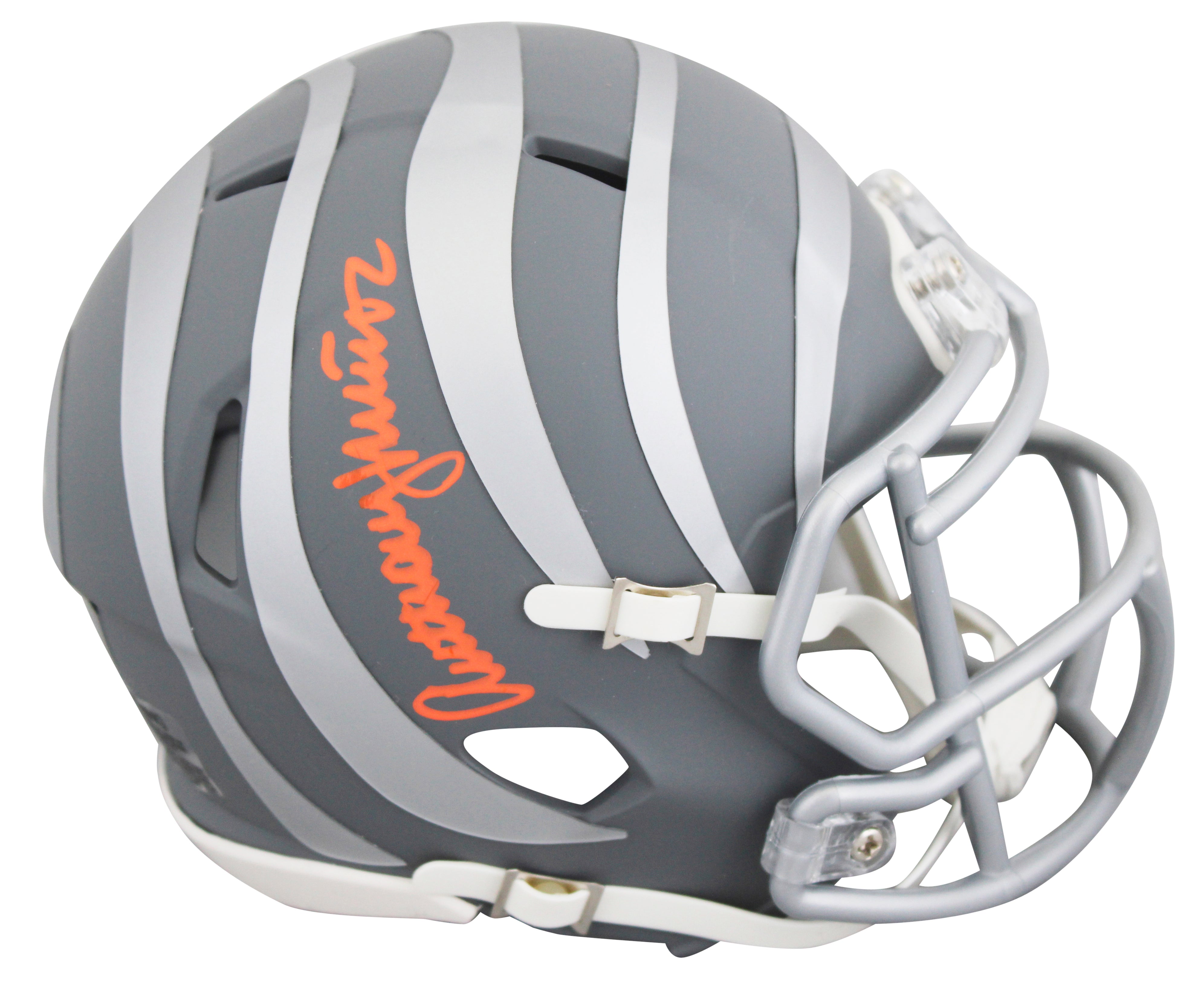 Bengals Anthony Munoz Authentic Signed Slate Speed Mini Helmet BAS Wit #2W071349