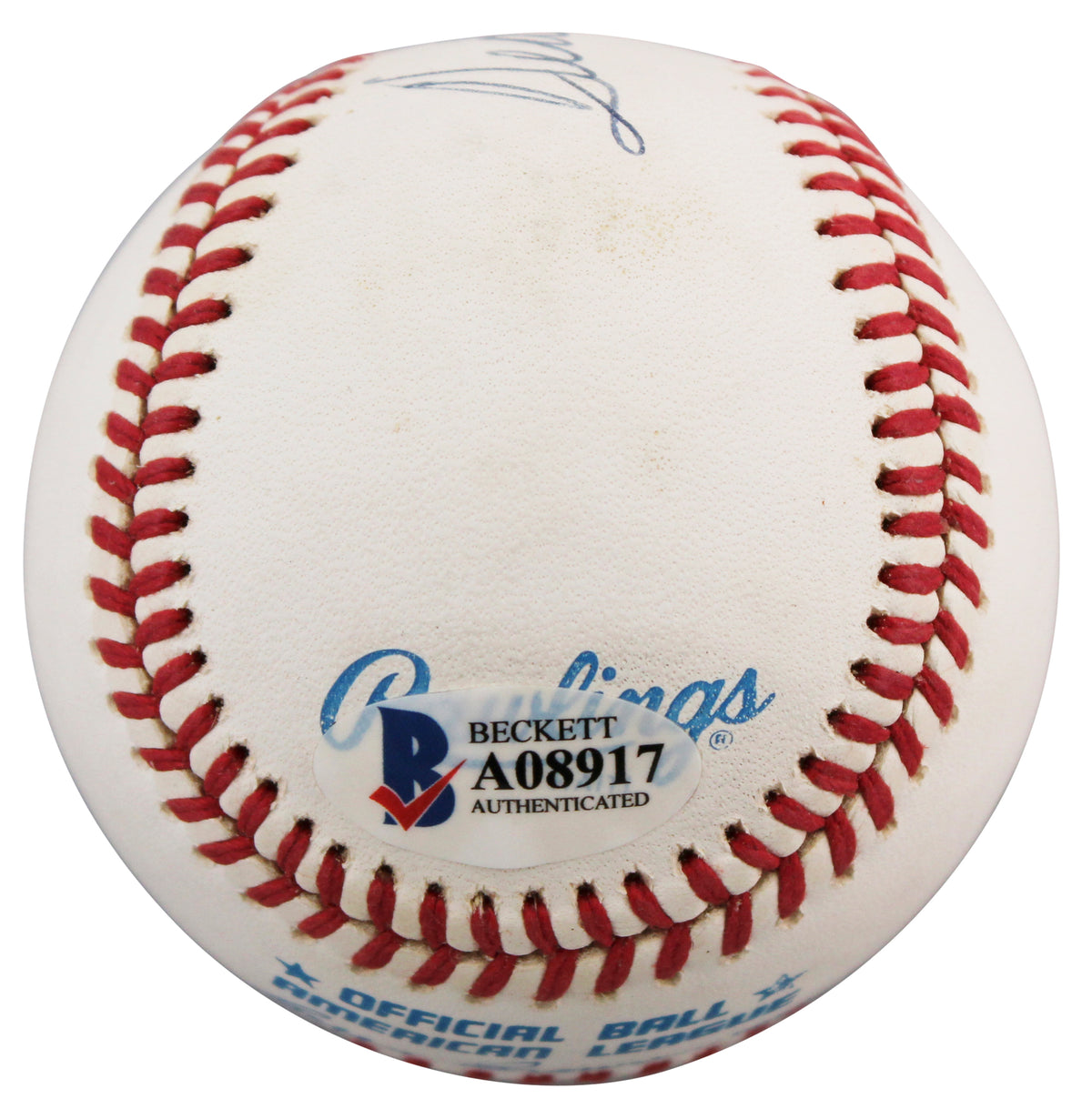 Red Sox Ted Williams Authentic Signed Bobby Brown Oal Baseball BAS #A08917