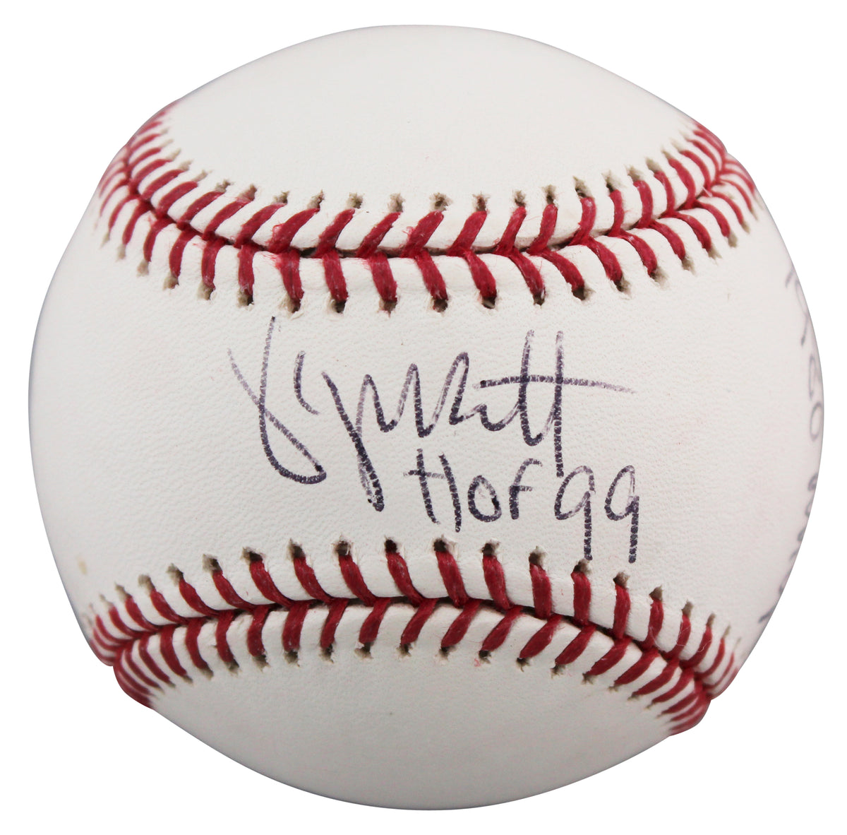 Royals George Brett "3x Insc" Authentic Signed Manfred Oml Baseball BAS #BQ31561