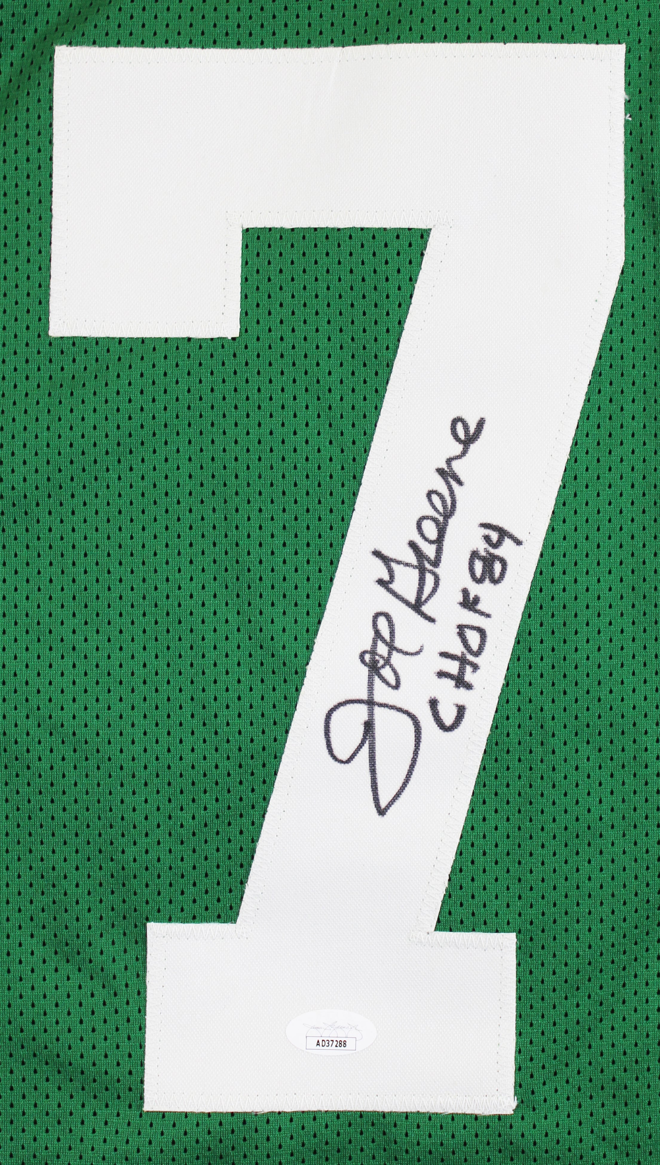 North Texas Joe Greene "CHOF 84" Authentic Signed Green Pro Style Jersey BAS Wit
