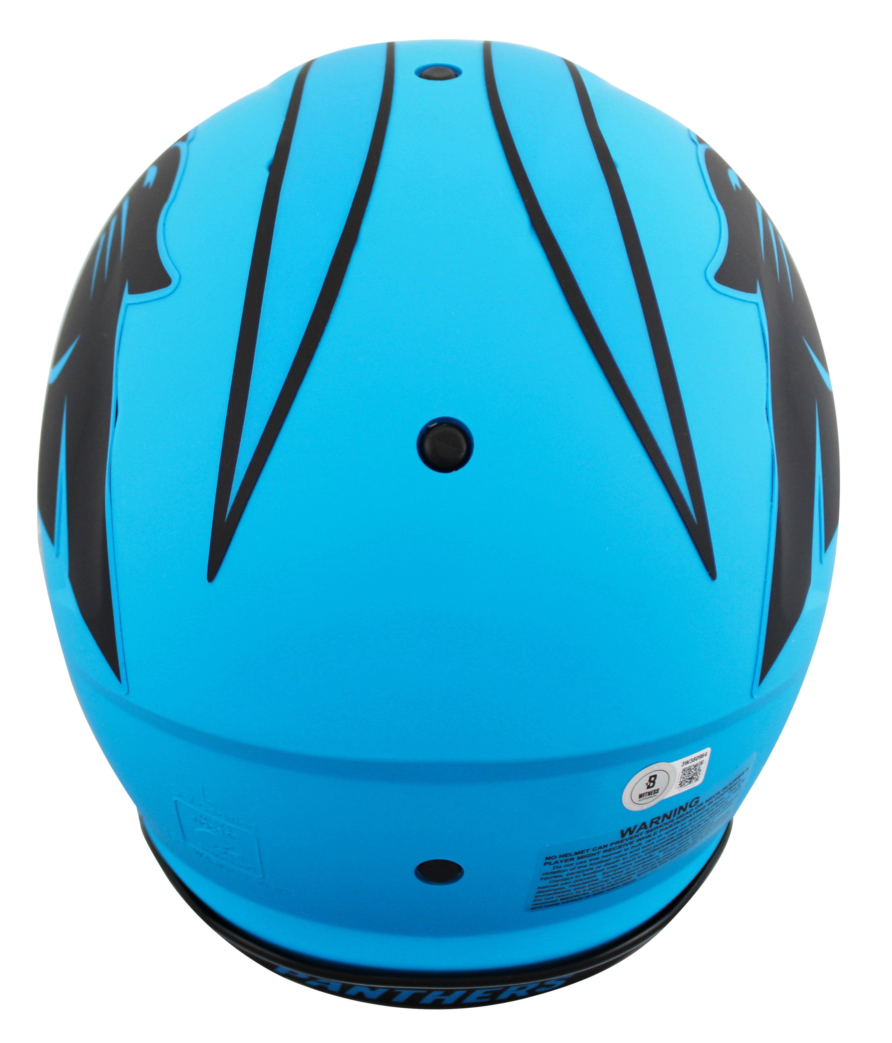 Panthers Julius Peppers Signed Rave Full Size Speed Proline Helmet BAS Witnessed