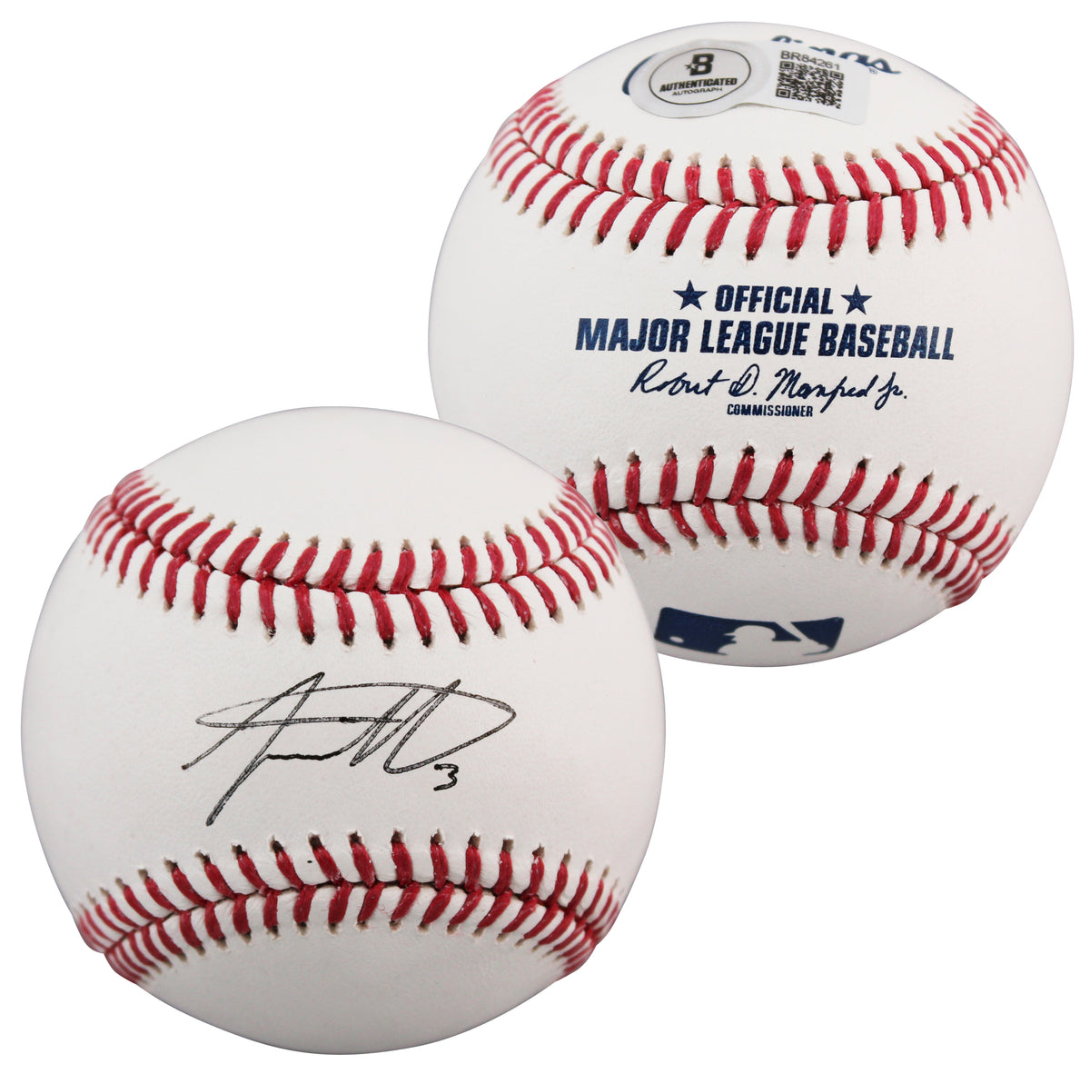 Padres Jackson Merrill Authentic Signed Manfred Oml Baseball BAS #BR84261