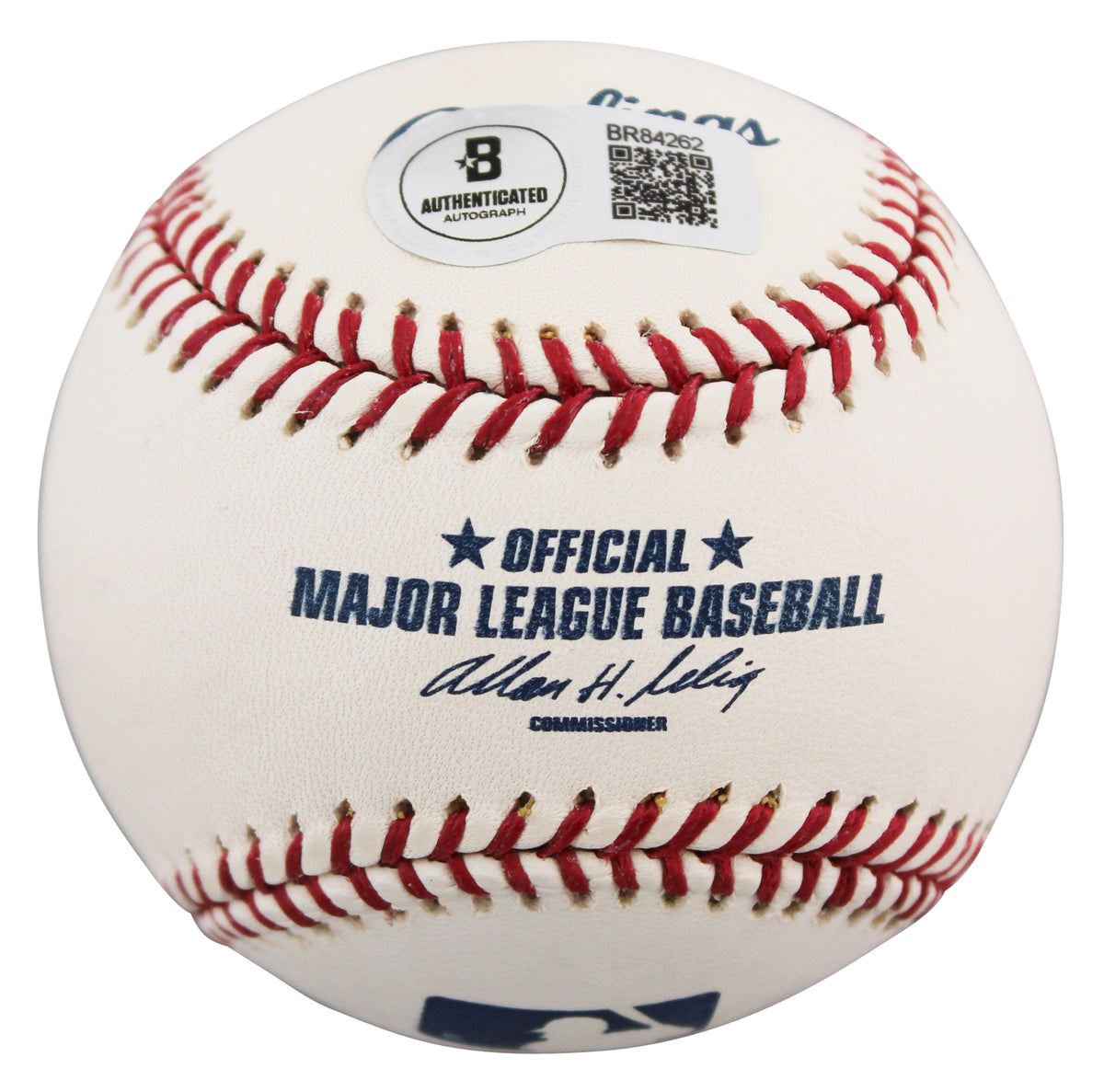 Rockies Larry Walker Authentic Signed Bud Sellig Oml Baseball BAS #BR84262