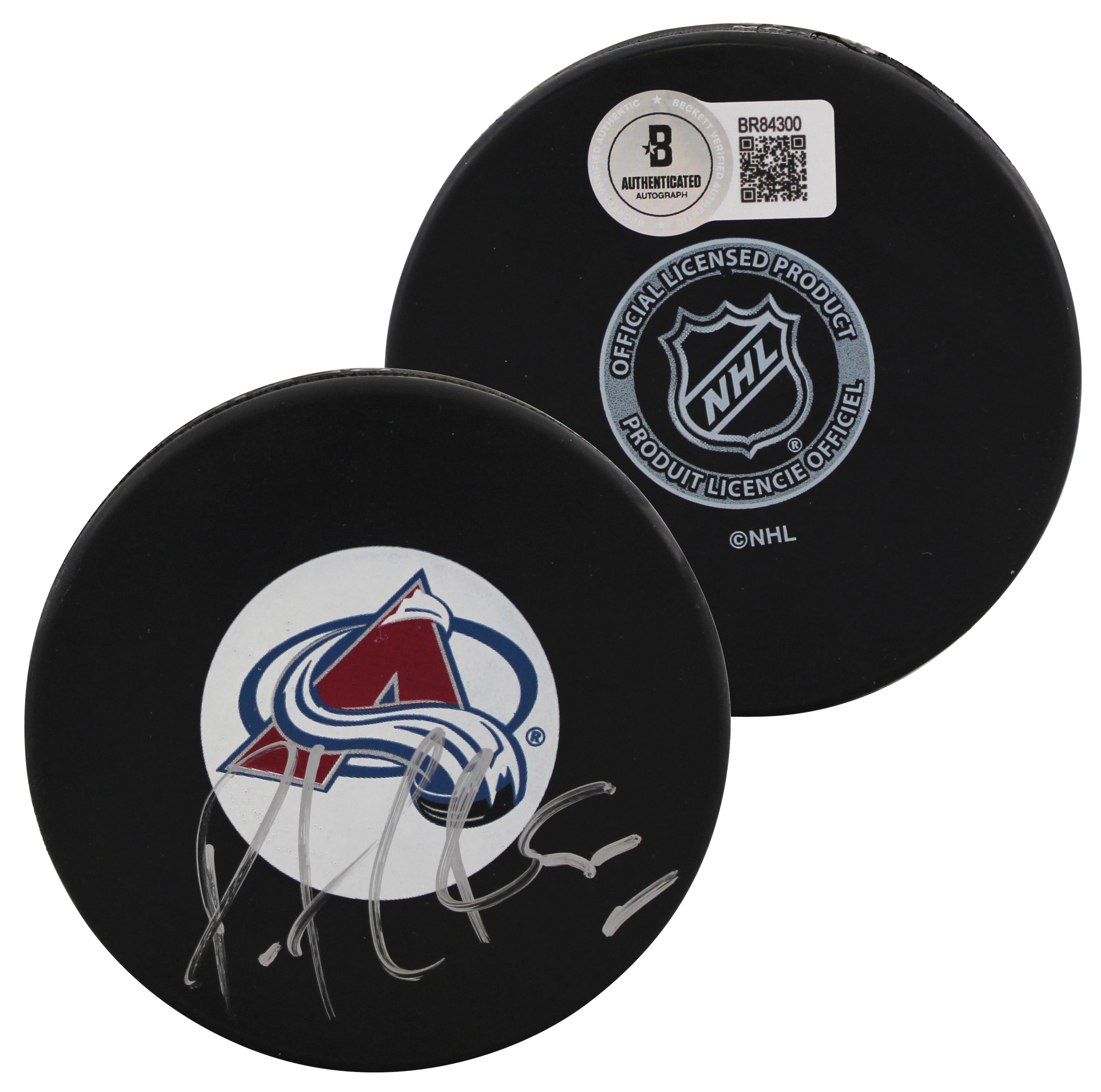 Avalanche Patrick Roy Authentic Signed Official NHL Hockey Puck BAS #BR84300