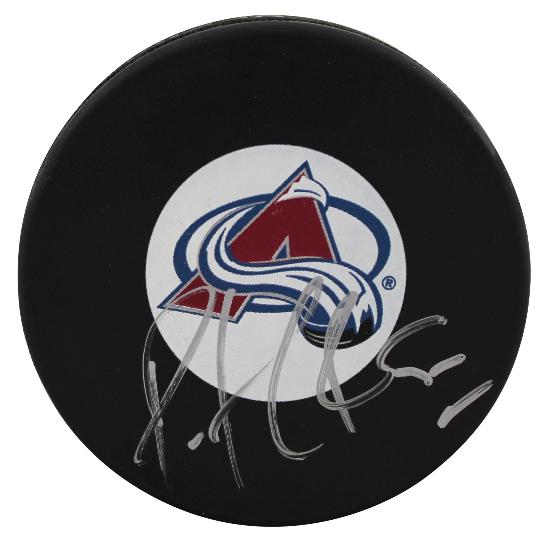 Avalanche Patrick Roy Authentic Signed Official NHL Hockey Puck BAS #BR84300