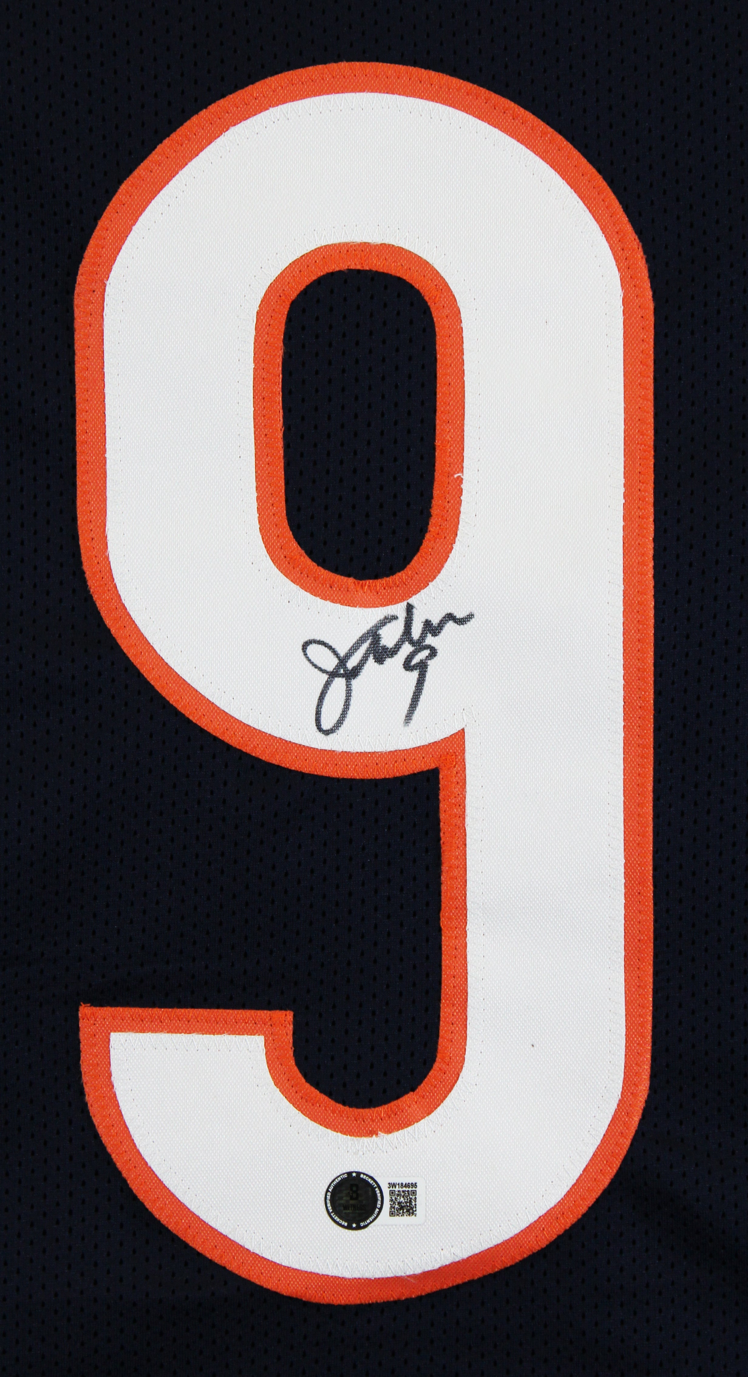 Jim McMahon Authentic Signed Navy Pro Style Jersey Autographed BAS Witnessed