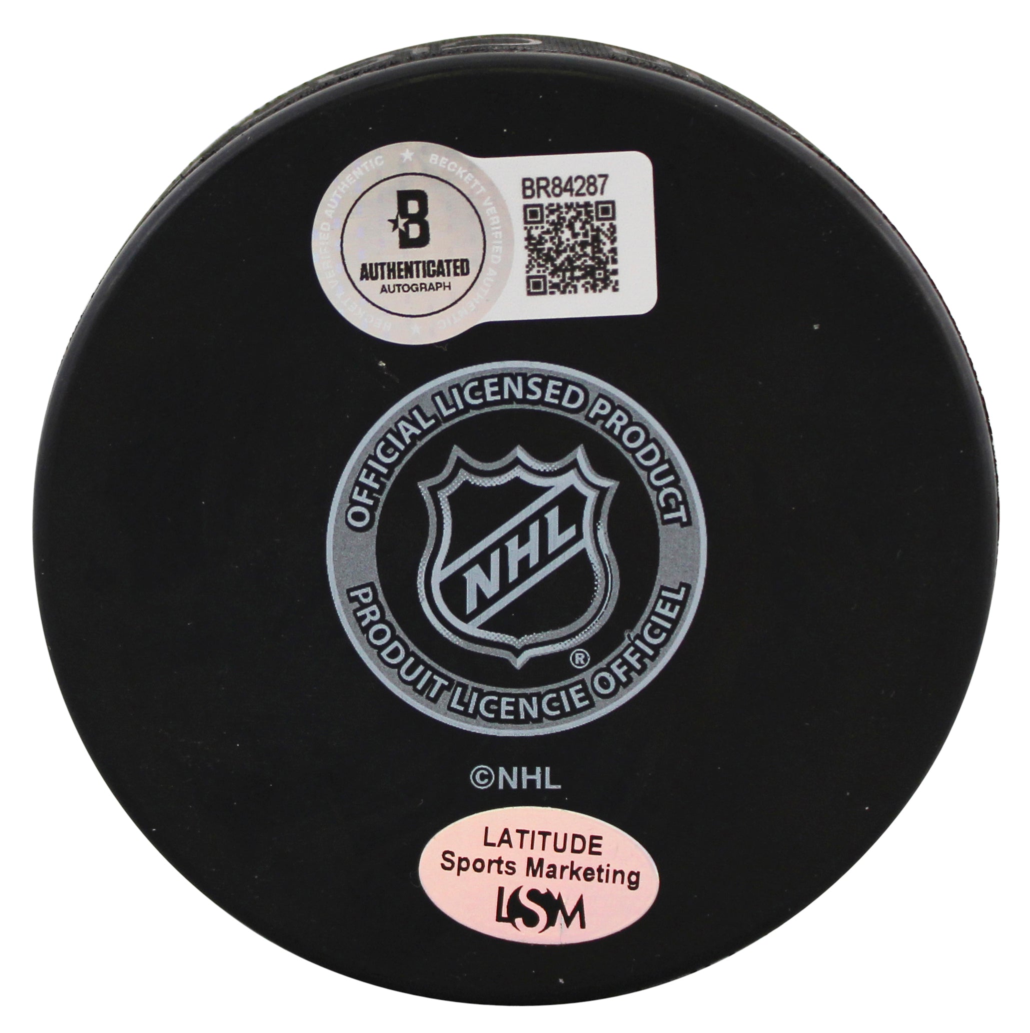 Avalanche Matt Duchene Authentic Signed Official NHL Hockey Puck BAS #BR84287