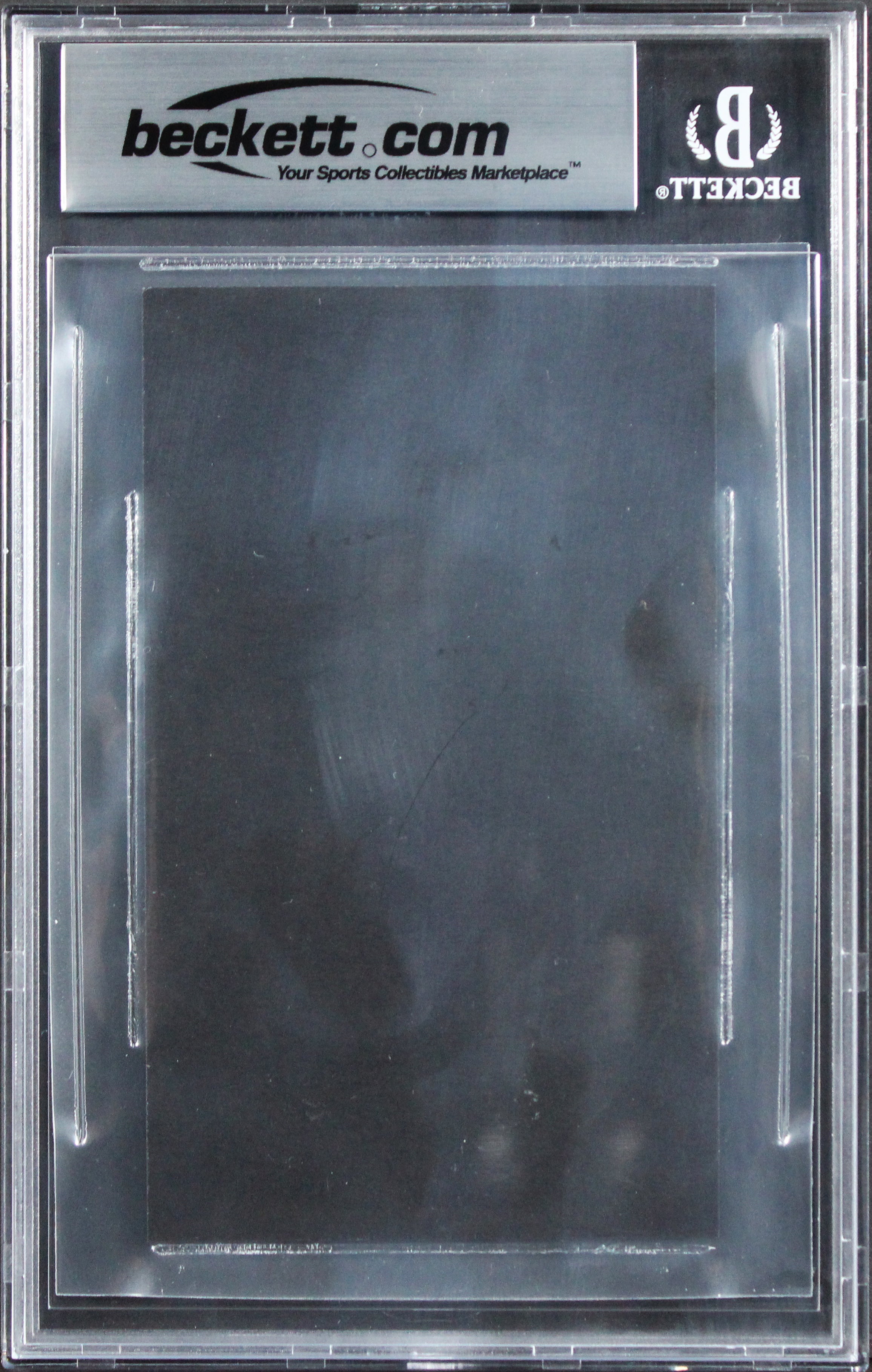 Patriots Bill Belichick Authentic Signed 1x3.75 Inch Cut Signature BAS Slabbed