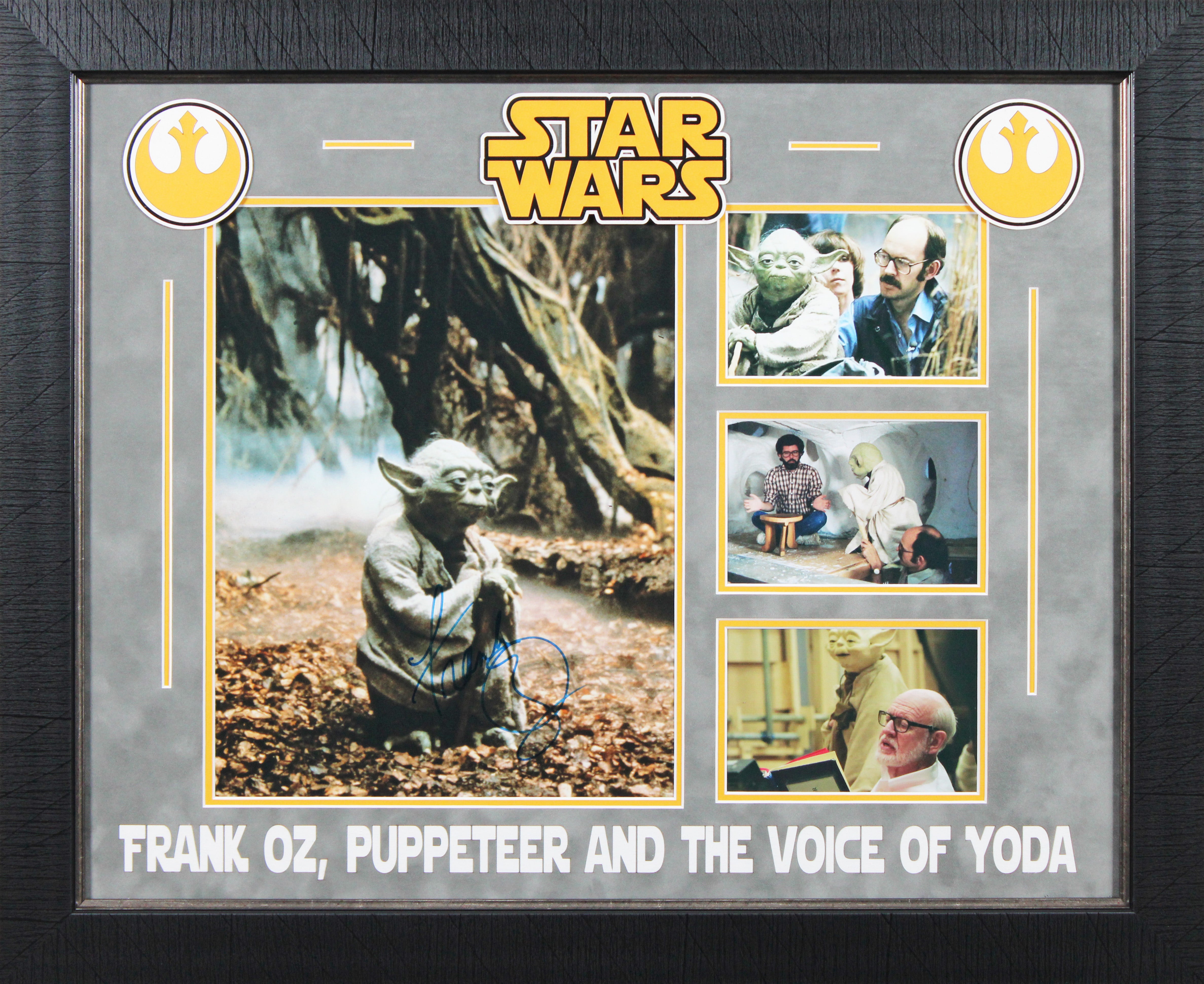 Frank Oz Star Wars Authentic Signed 11x14 Photo Framed Display JSA #YY73177