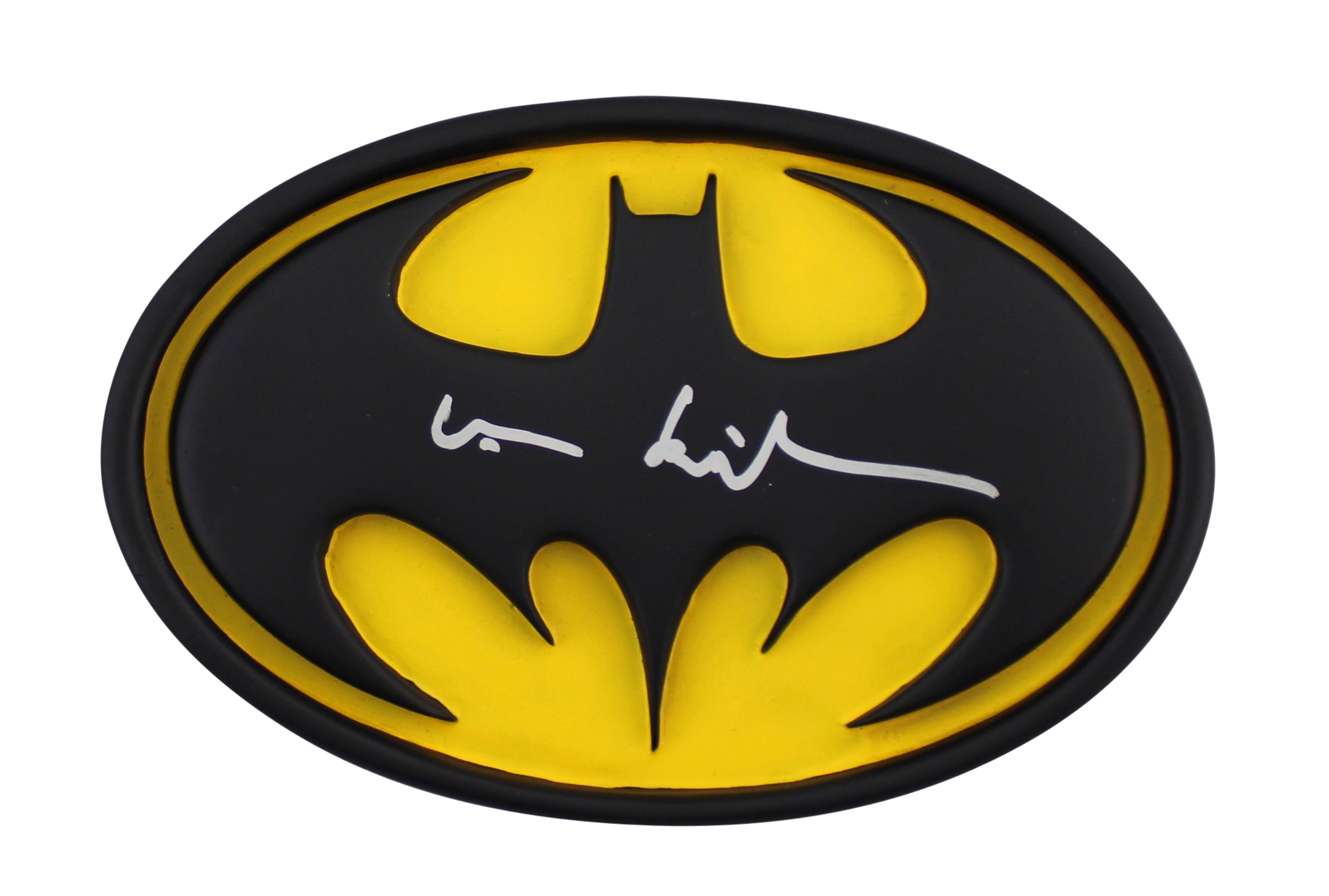 Val Kilmer Batman Forever Authentic Signed 1:1 Chest Suit Emblem BAS