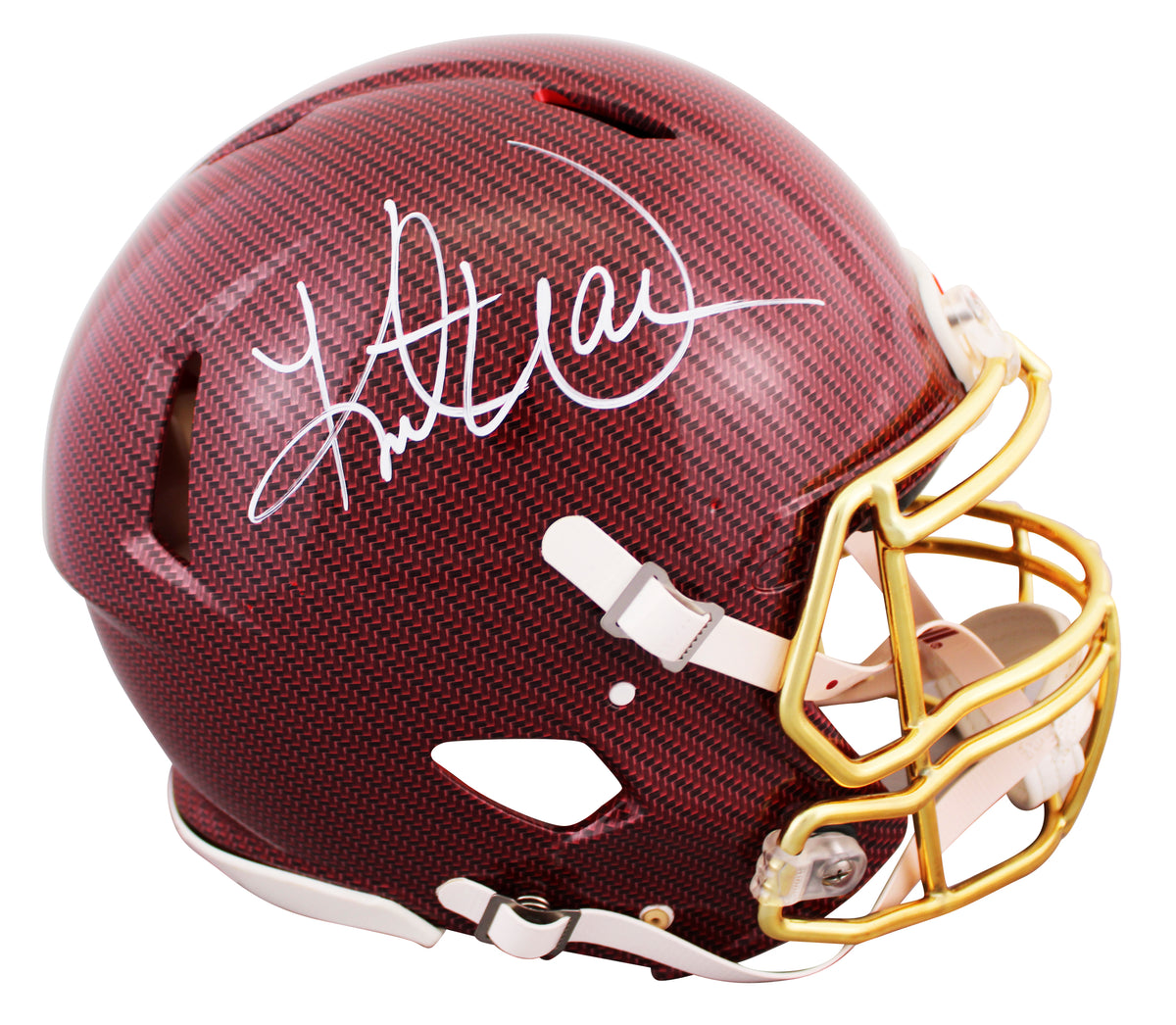 Kurt Warner Signed Custom Hydro Dipped Full Size Speed Proline Helmet BAS 2