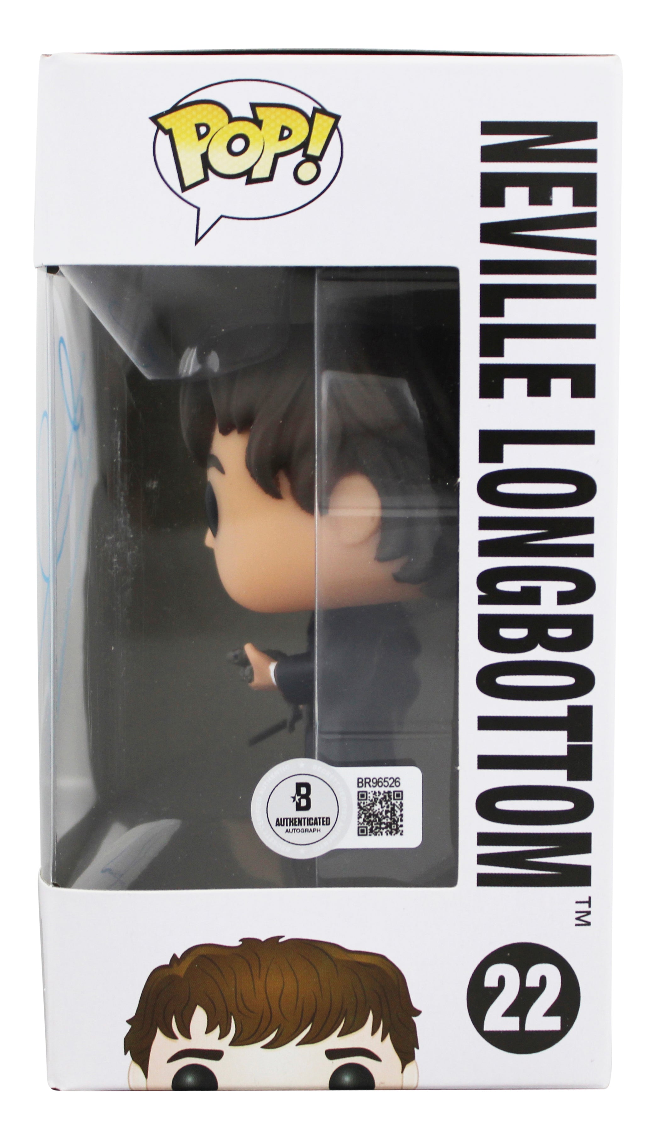 Matthew Lewis Harry Potter Signed Neville Longbottom #22 Funko Pop Figure BAS