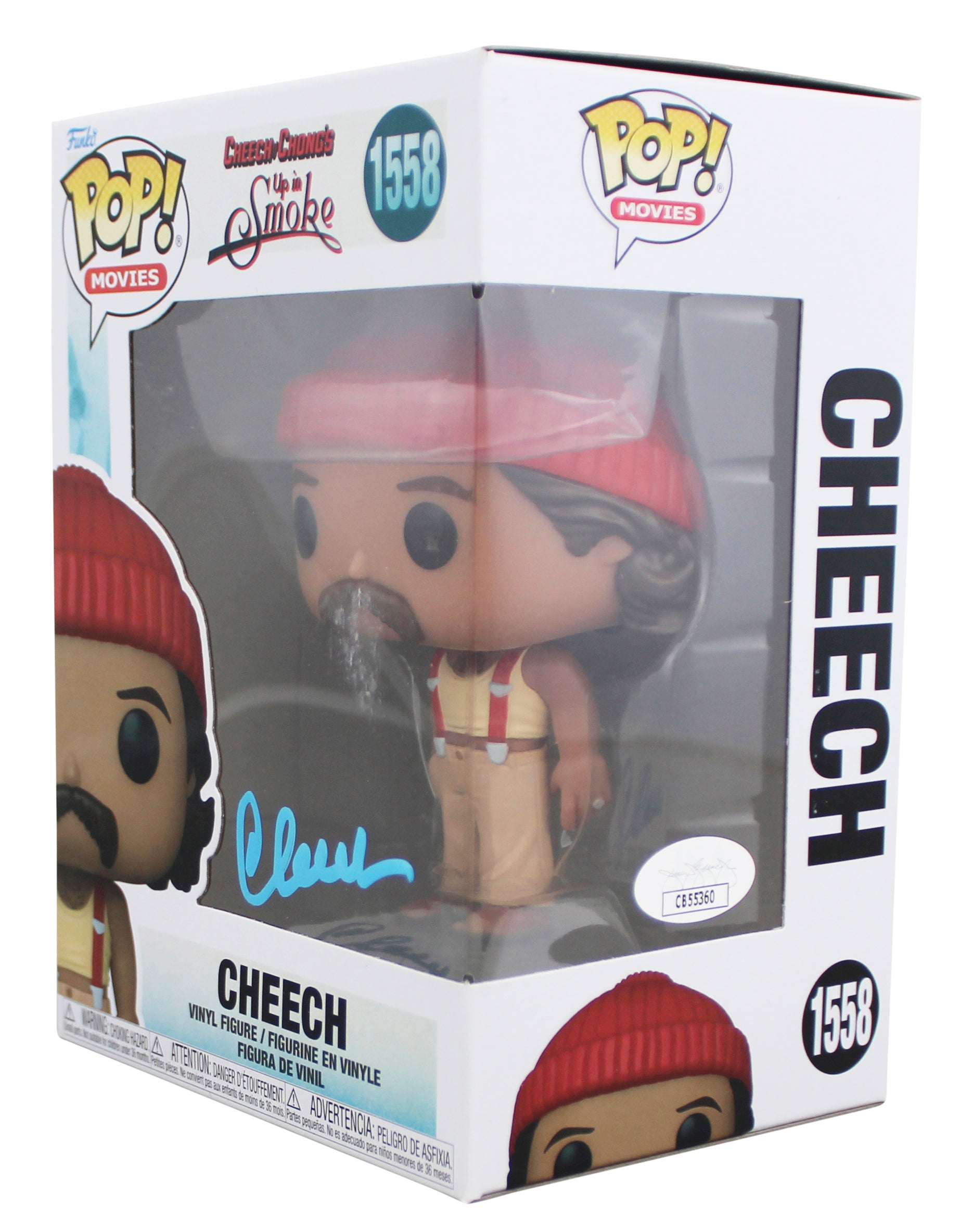 Cheech Marin Up In Smoke Authentic Signed #1558 Funko Pop Figure JSA #CB55360