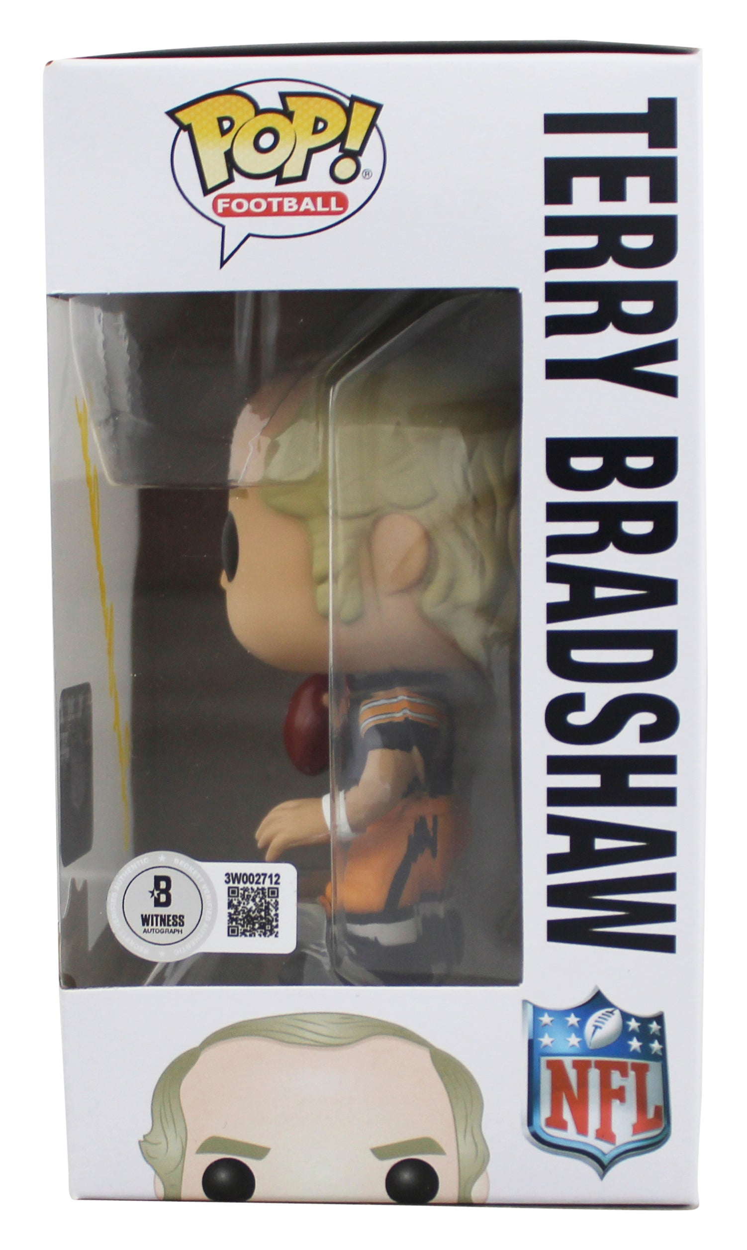 Steelers Terry Bradshaw Authentic Signed #85 Funko Pop Figure BAS Wit #3W002712