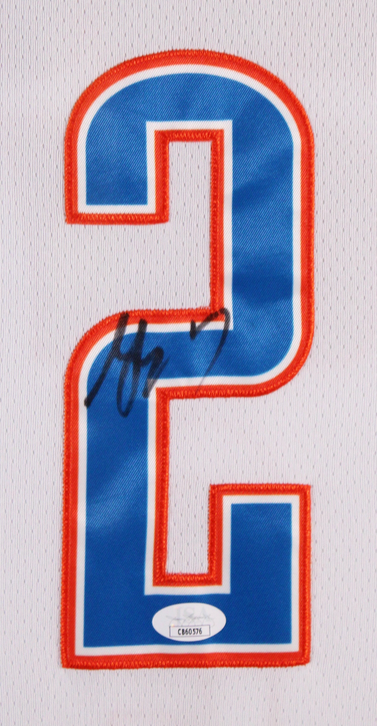 Thunder Shai Gilgeous-Alexander Signed White Nike Swingman Framed Jersey JSA