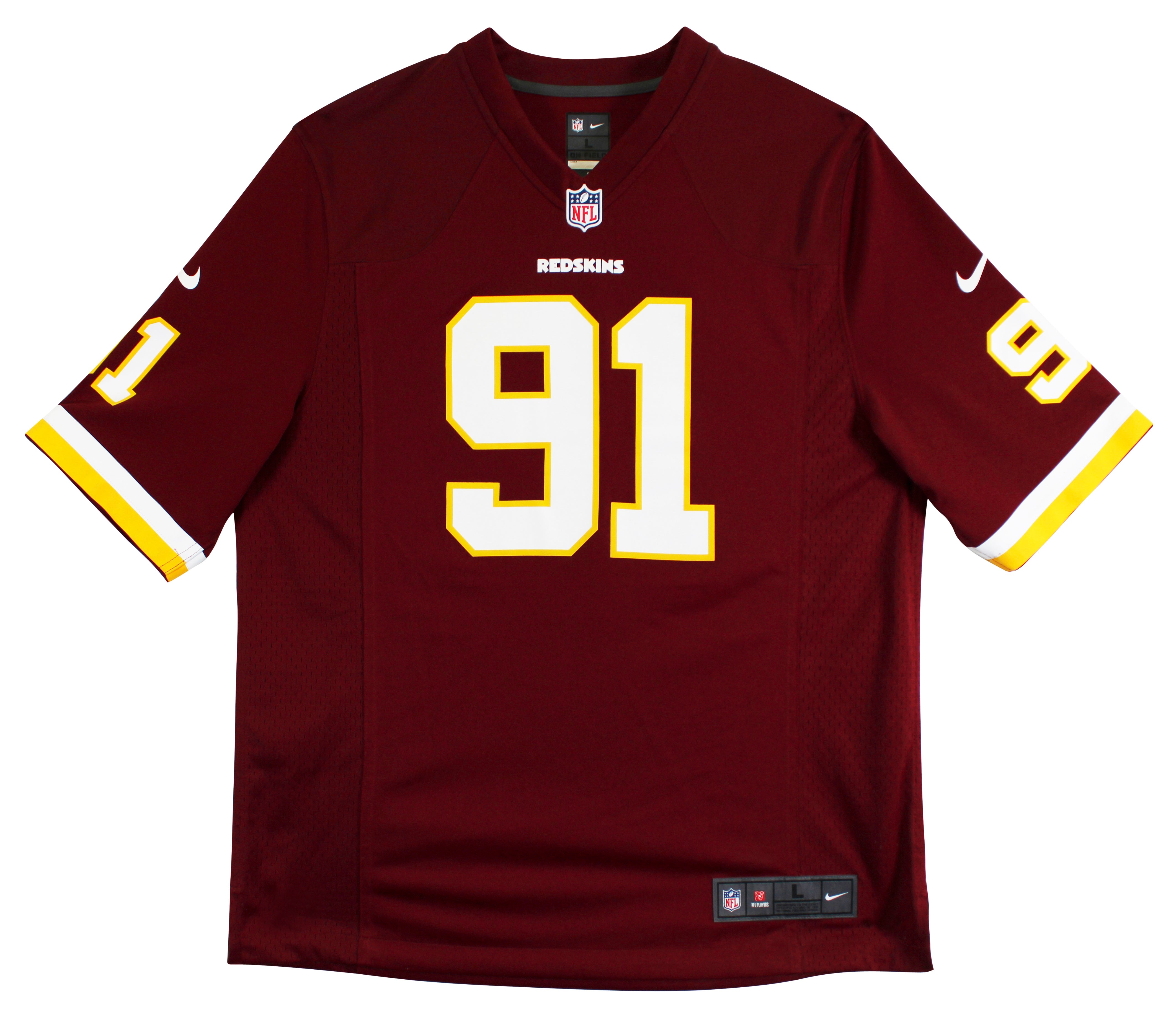 Commanders Ryan Kerrigan Authentic Signed Maroon Nike Game Jersey BAS #BU55010