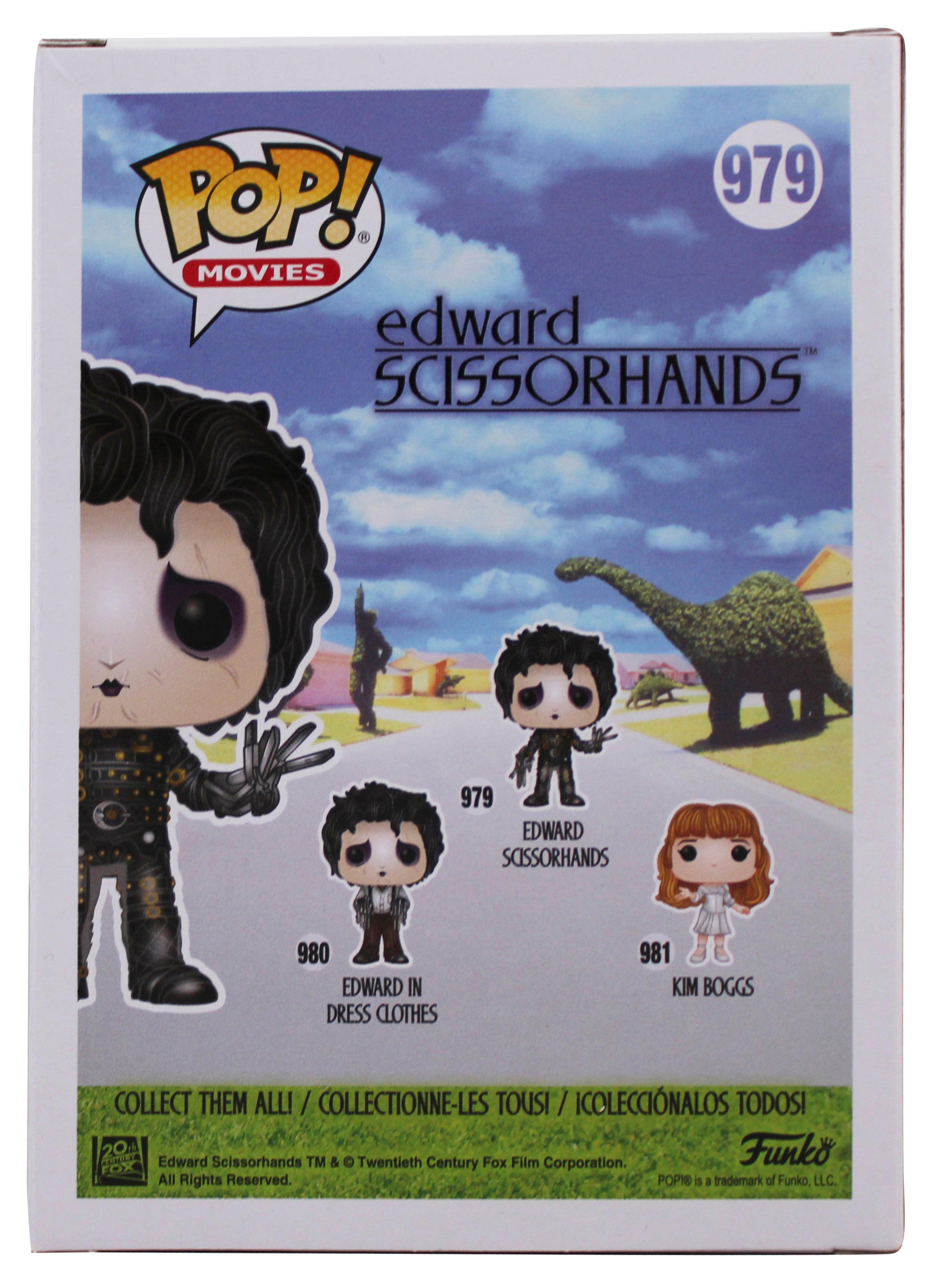 Johnny Depp Edward Scissorhands Signed #979 Funko Pop Vinyl Figure BAS #BK12127
