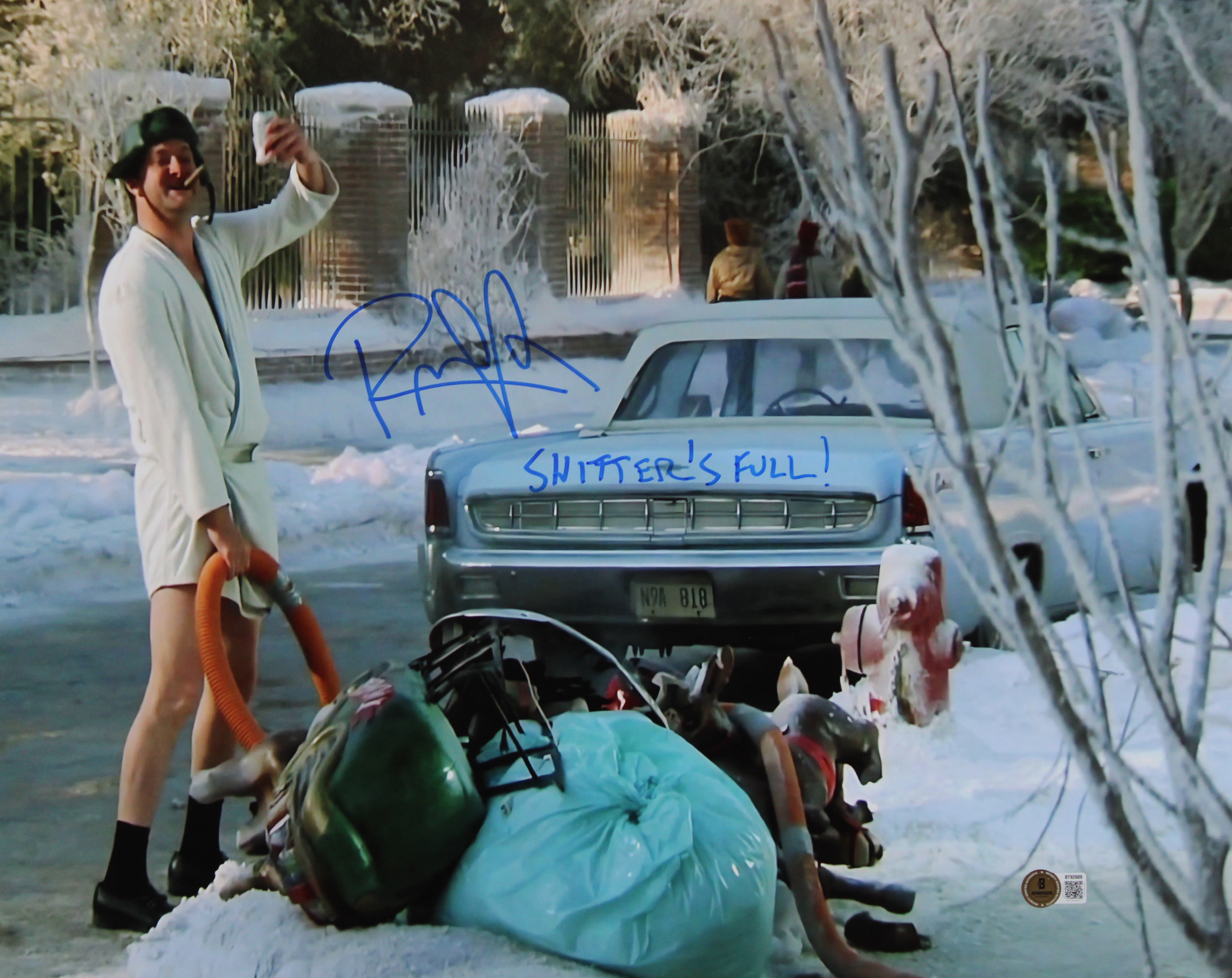Randy Quaid Christmas Vacation "S******'s Full" Signed 16x20 Photo BAS 2