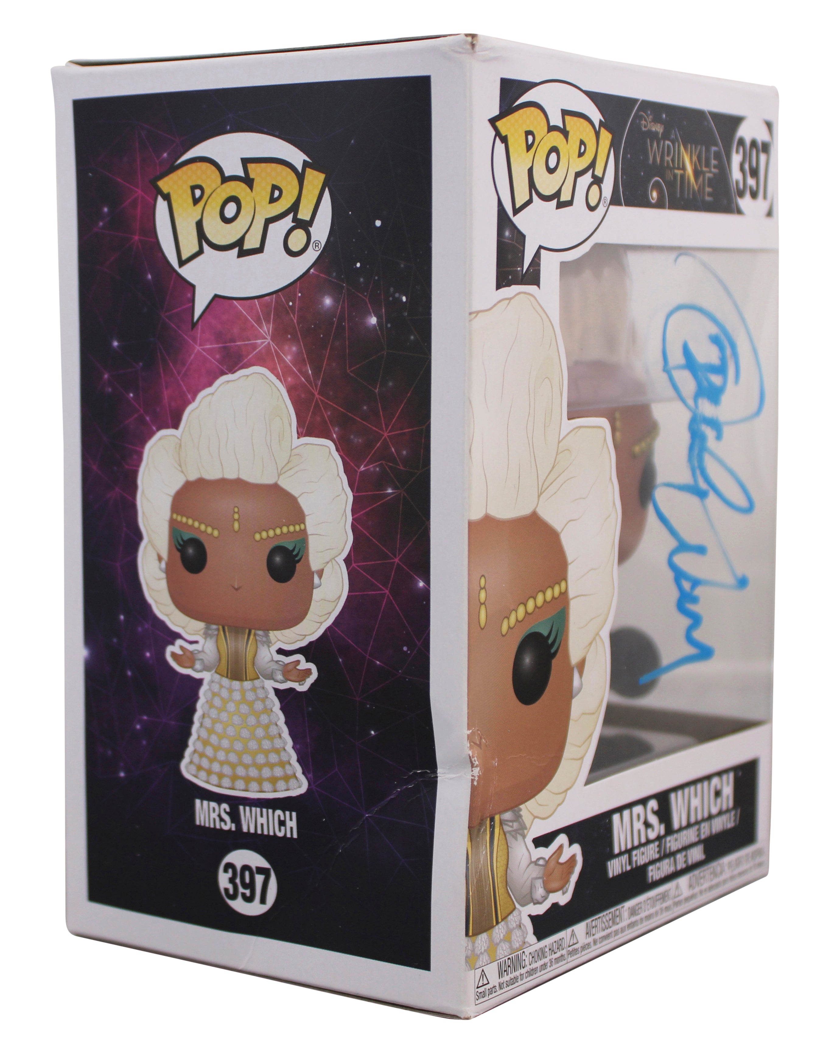 Oprah Winfrey A Wrinkle In Time Signed #397 Funko Pop Vinyl Figure Damaged BAS