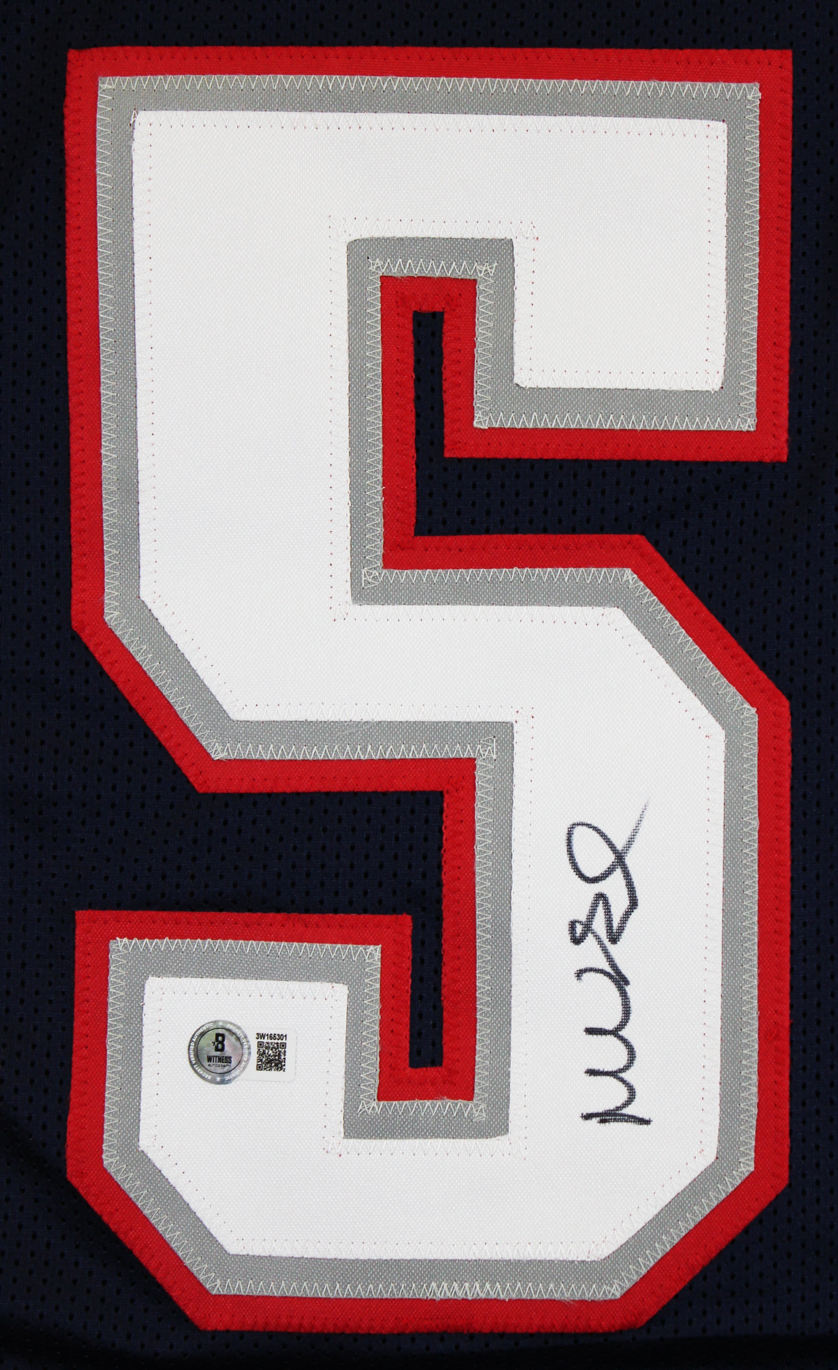 Mike Vrabel Authentic Signed Navy Pro Style Jersey Autographed BAS Witnessed